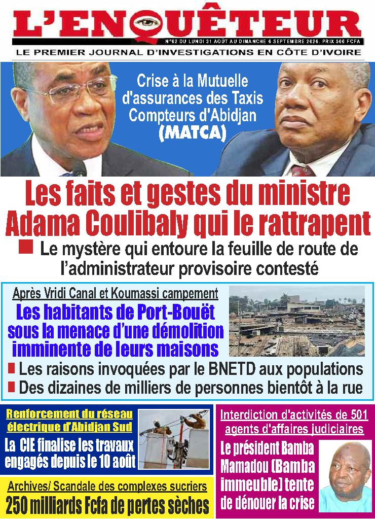 LENQUETEUR N° 62