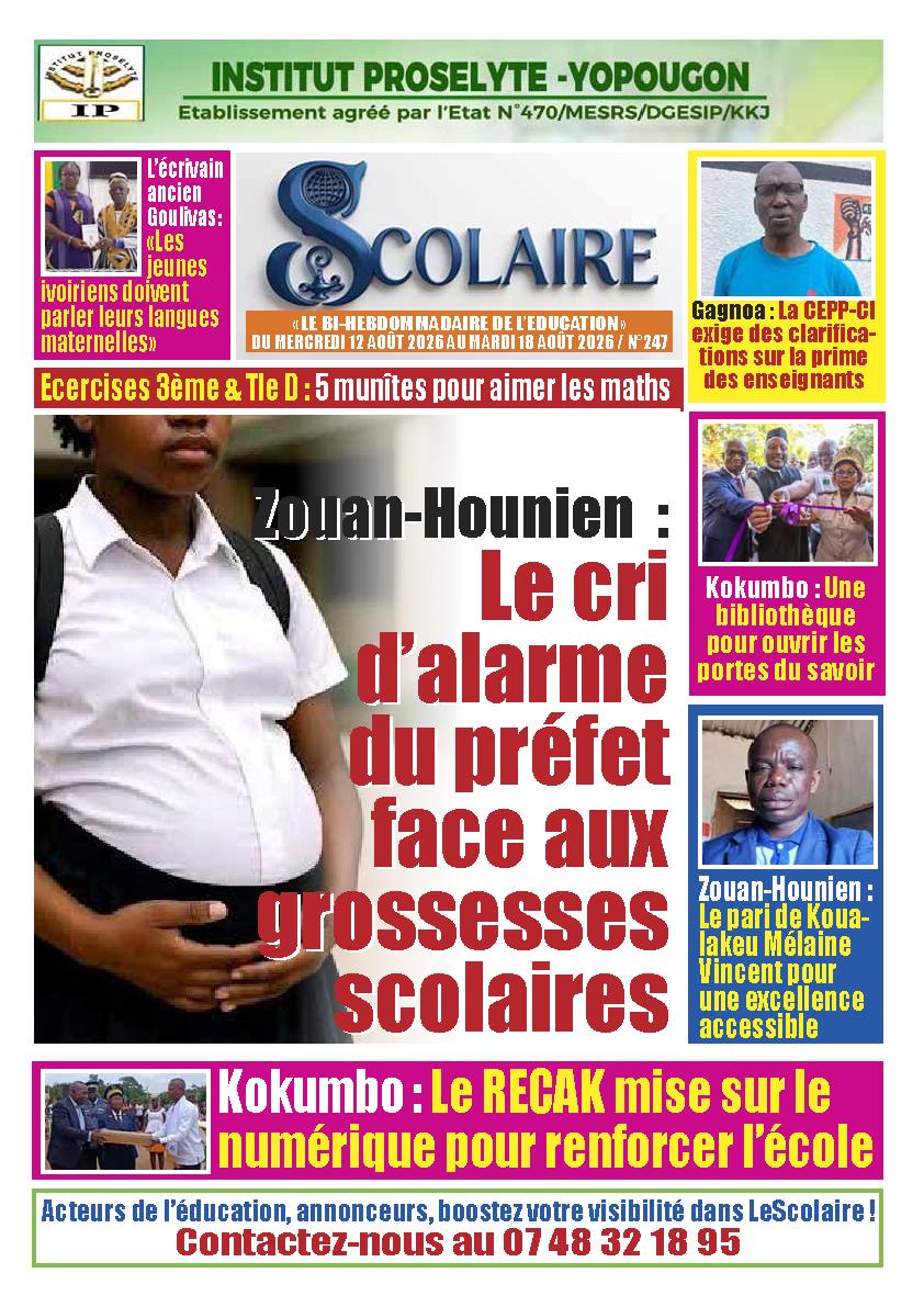 LE SCOLAIRE N° 247