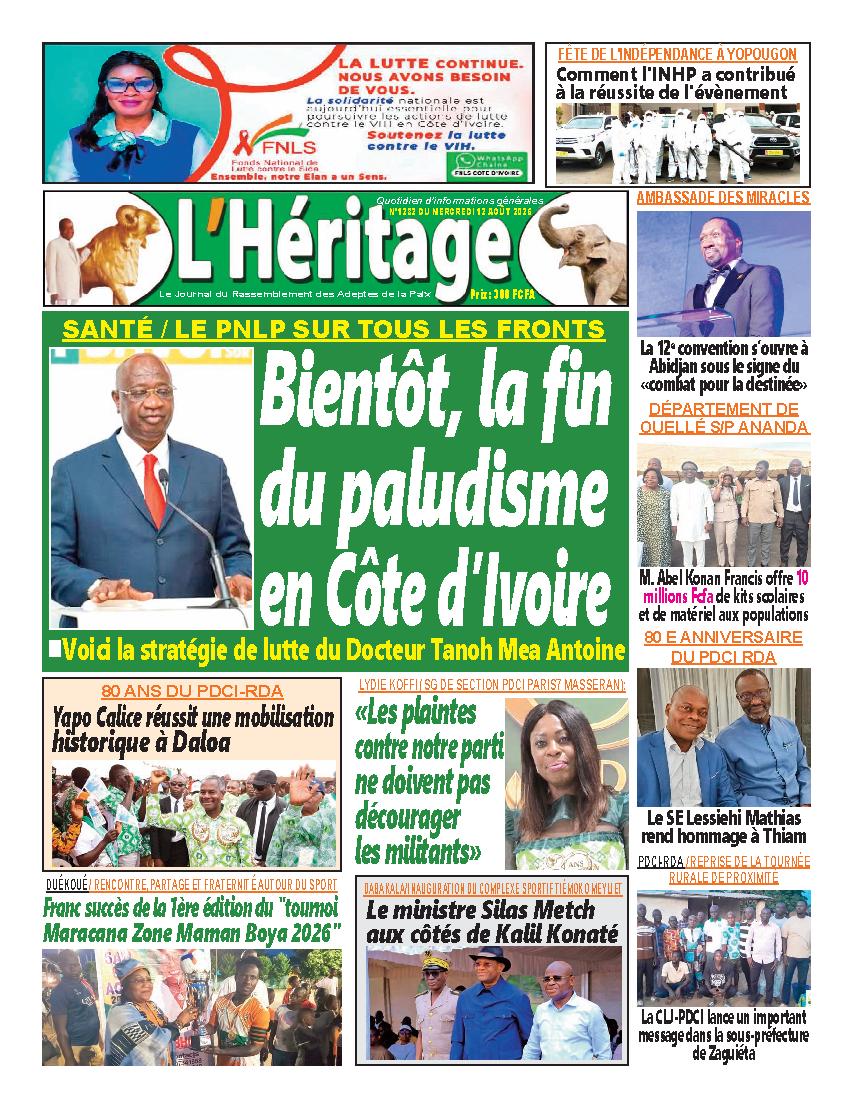 L'HERITAGE N° 1282