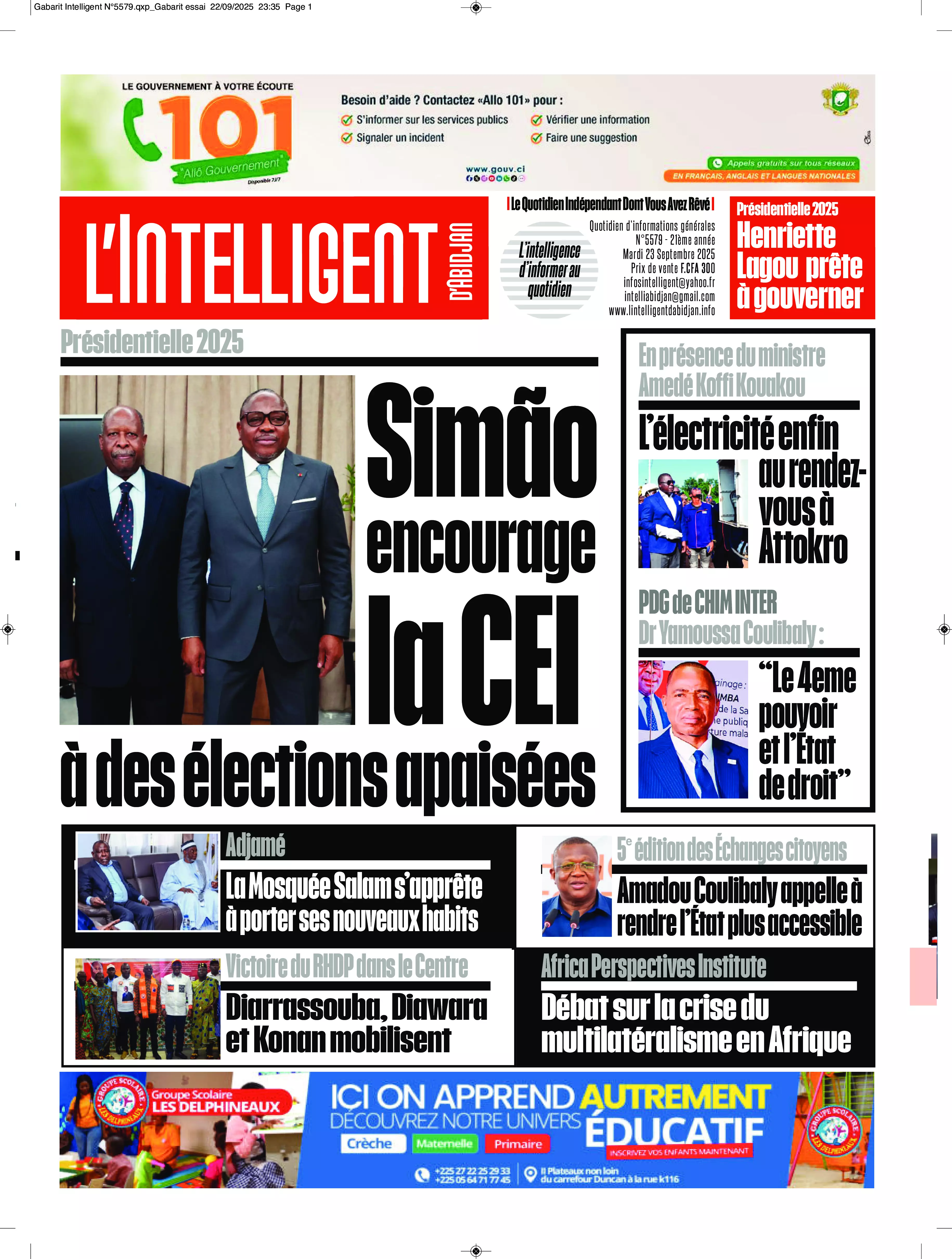 N° 5579 - 2025-09-23