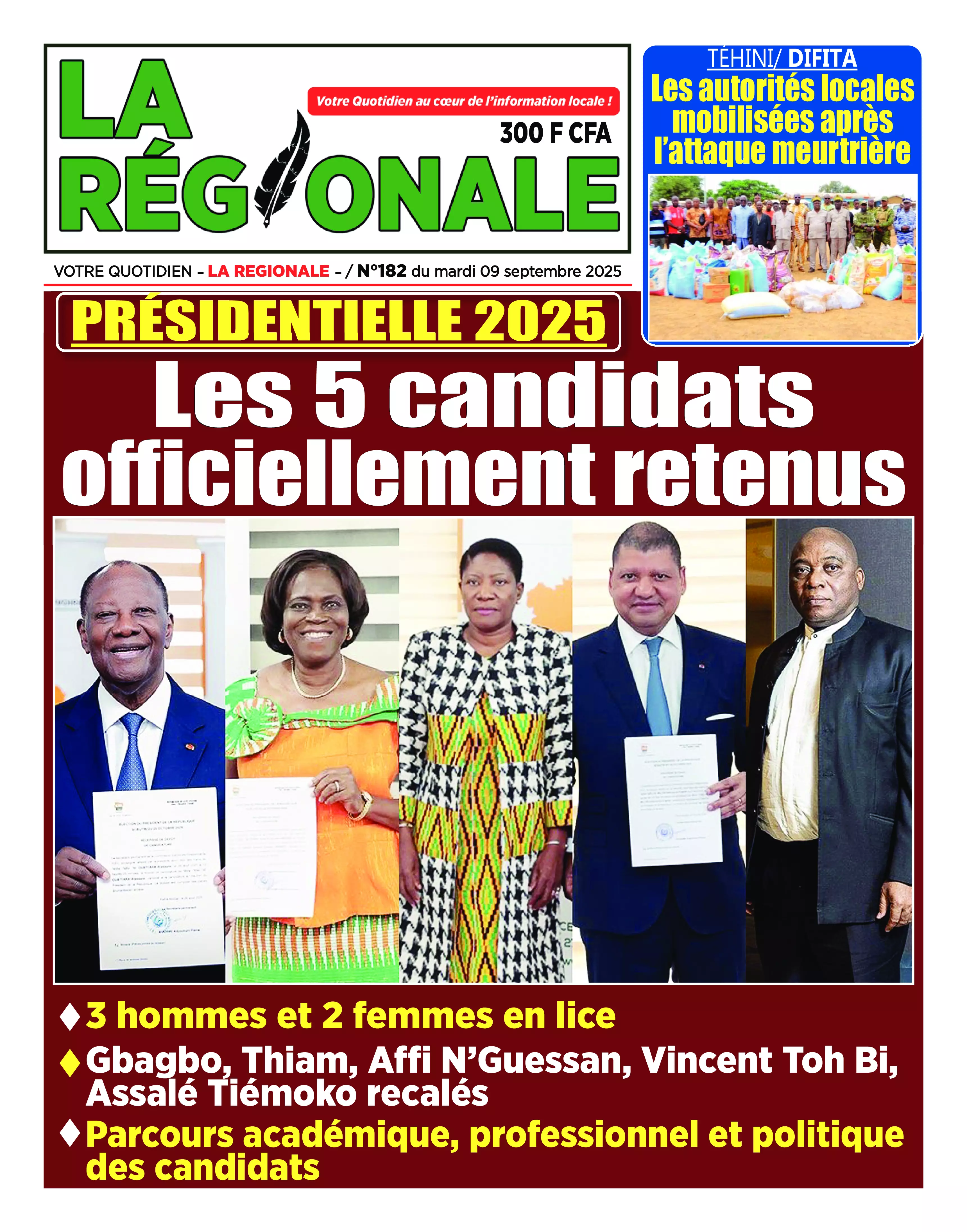 N° 182 - 2025-09-09