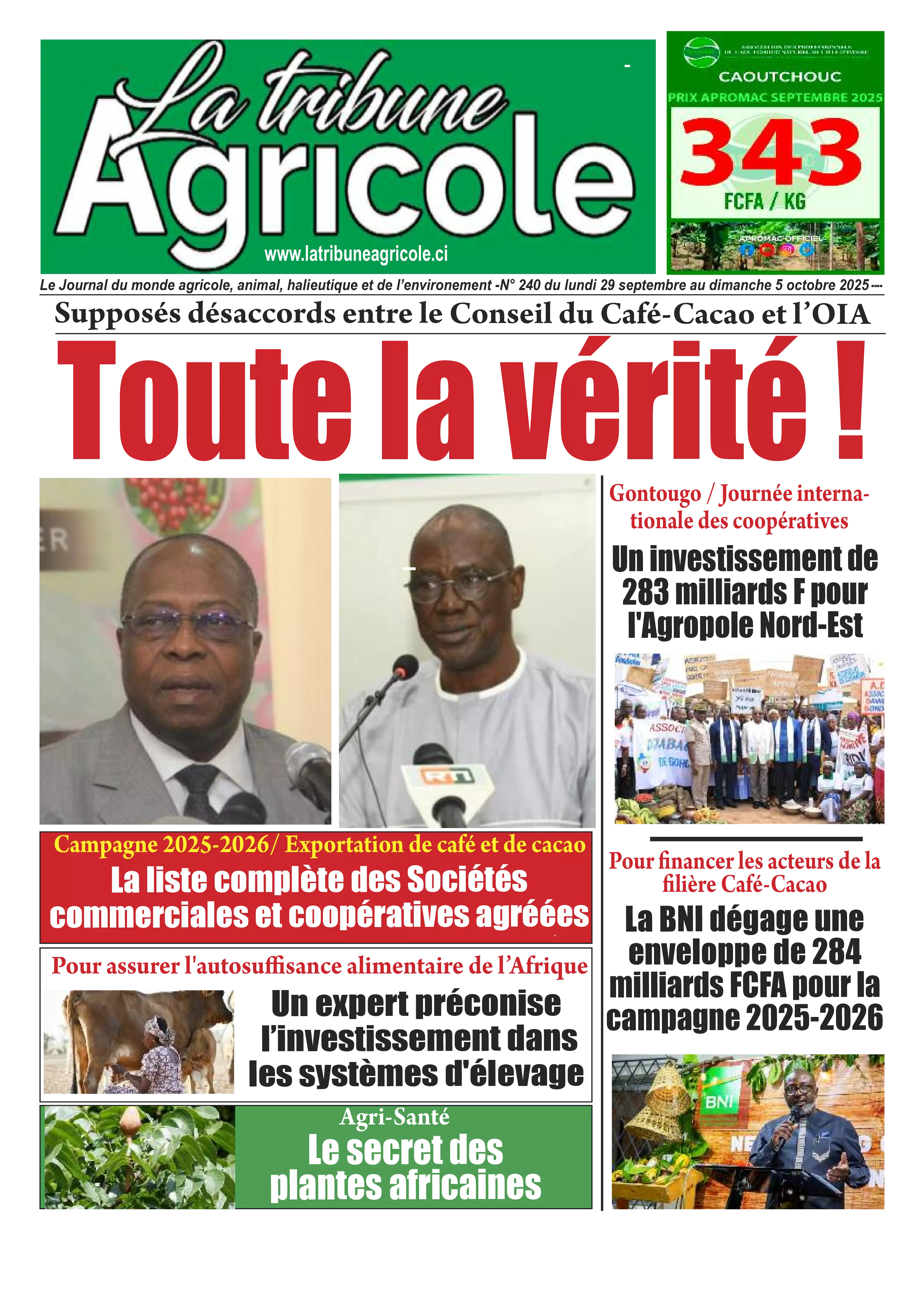 N° 240 - 2025-09-29