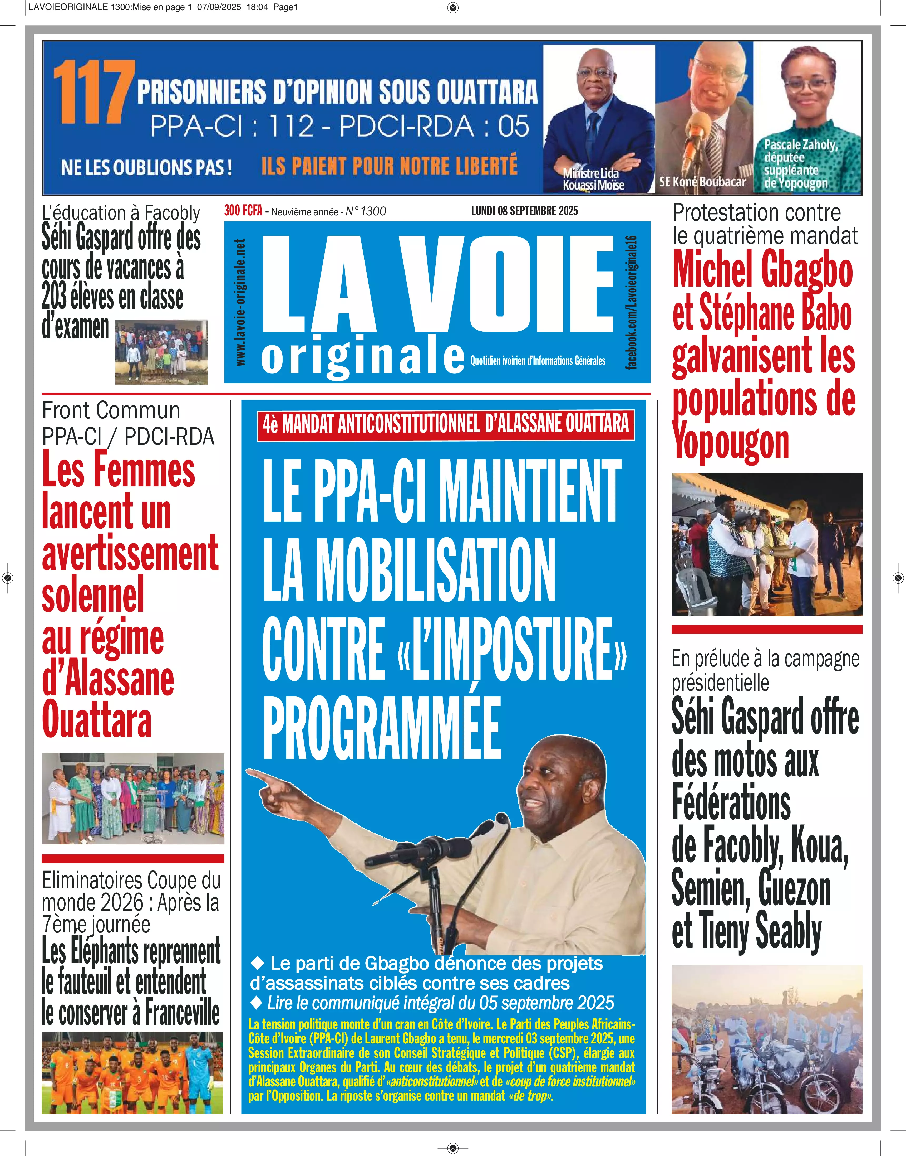 N° 1300 - 2025-09-08
