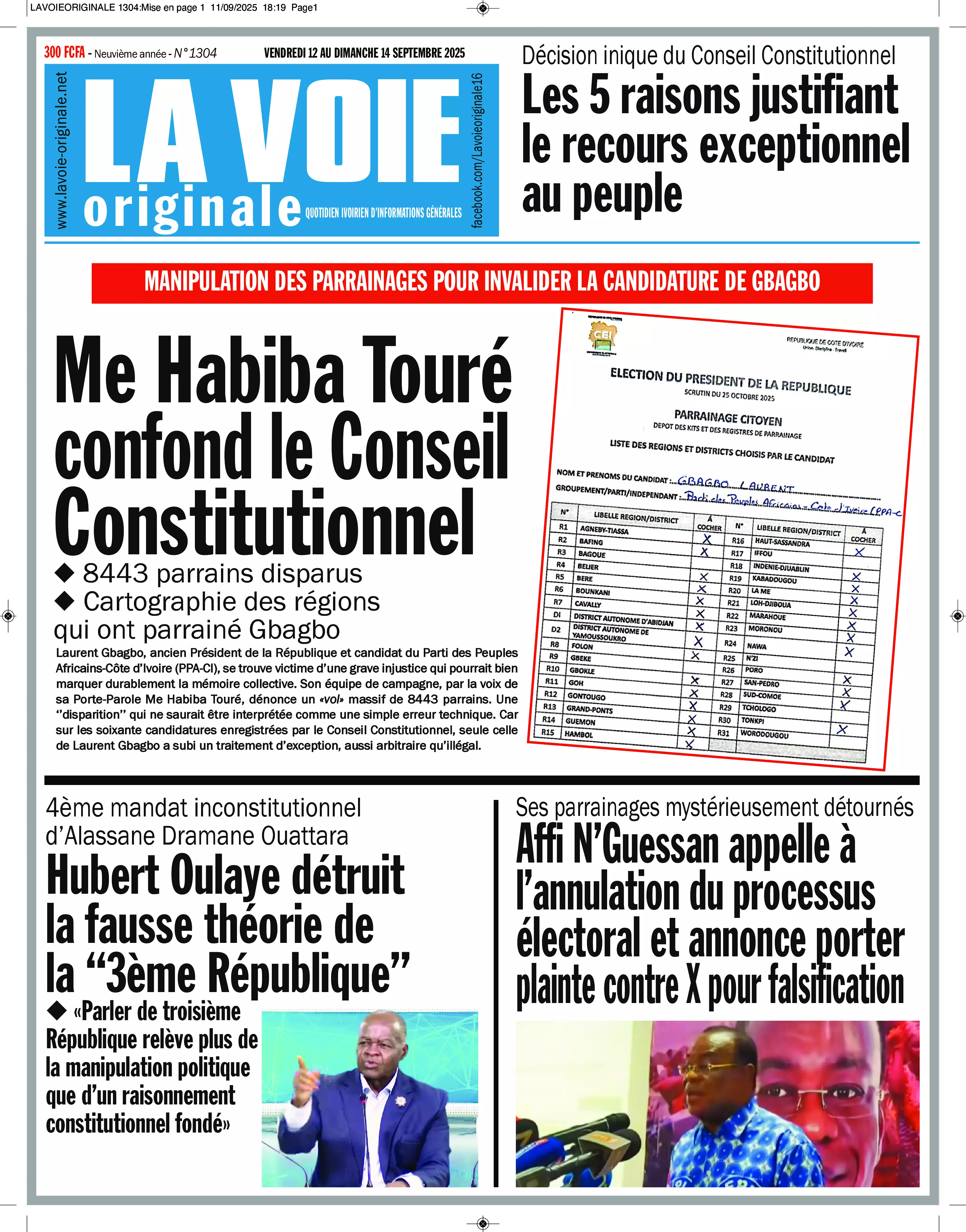 N° 1304 - 2025-09-12