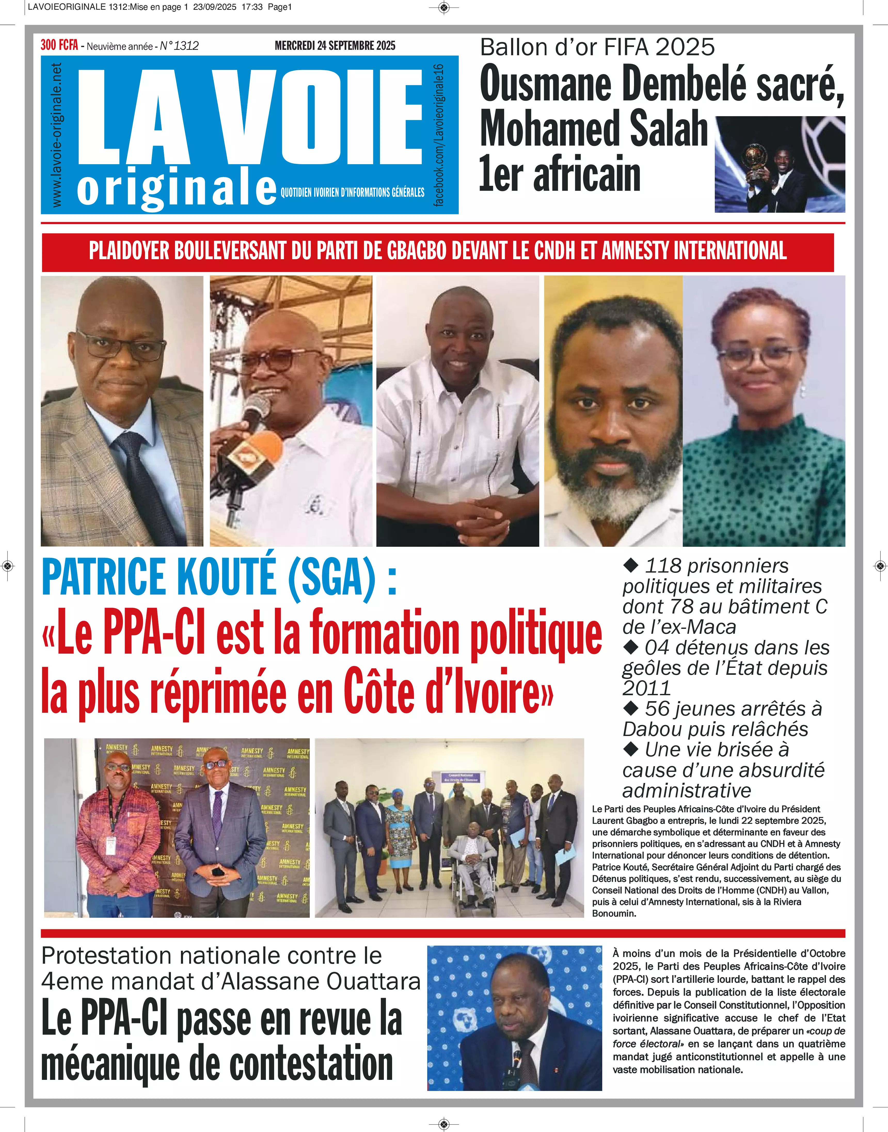 N° 1312 - 2025-09-24