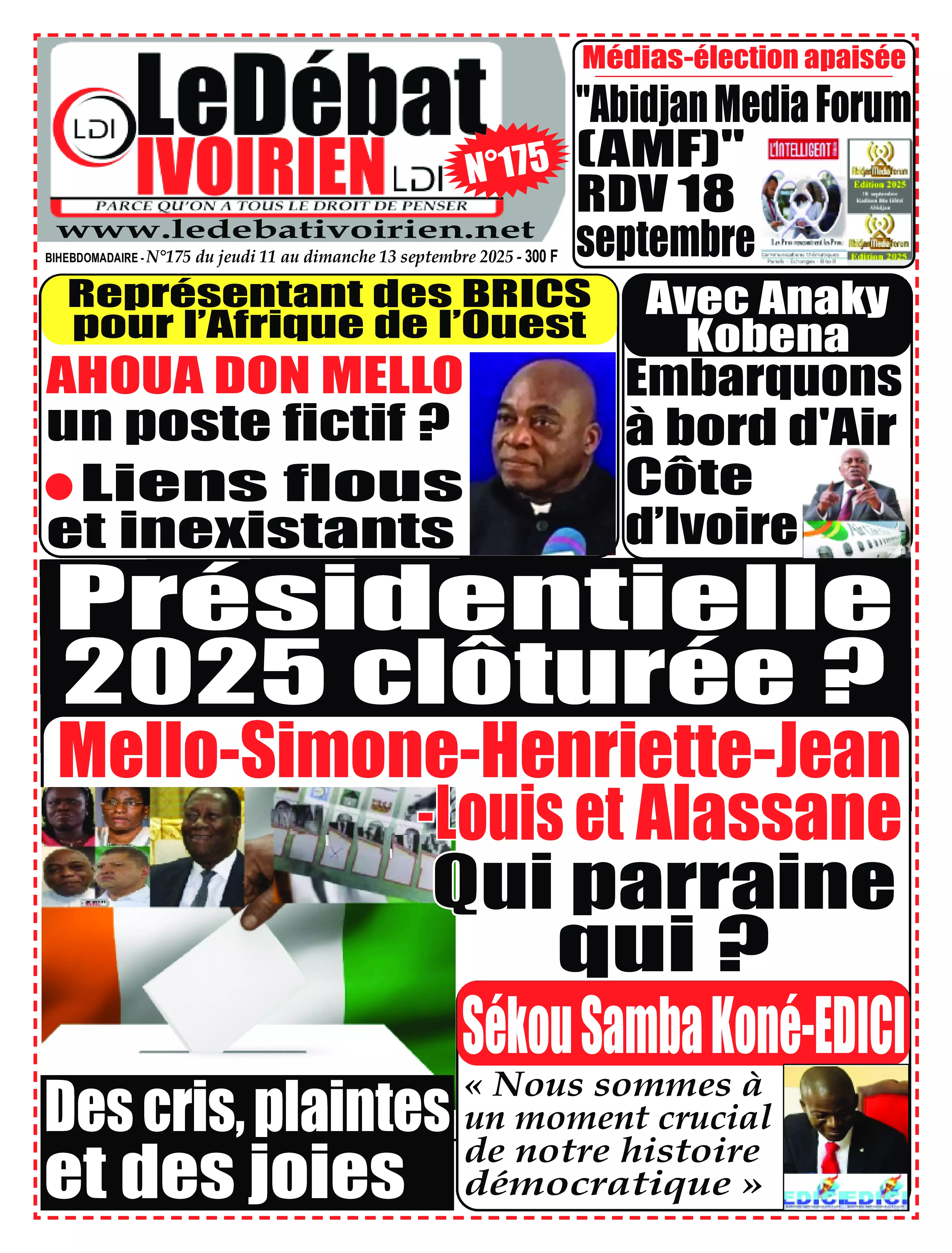 N° 175 - 2025-09-11