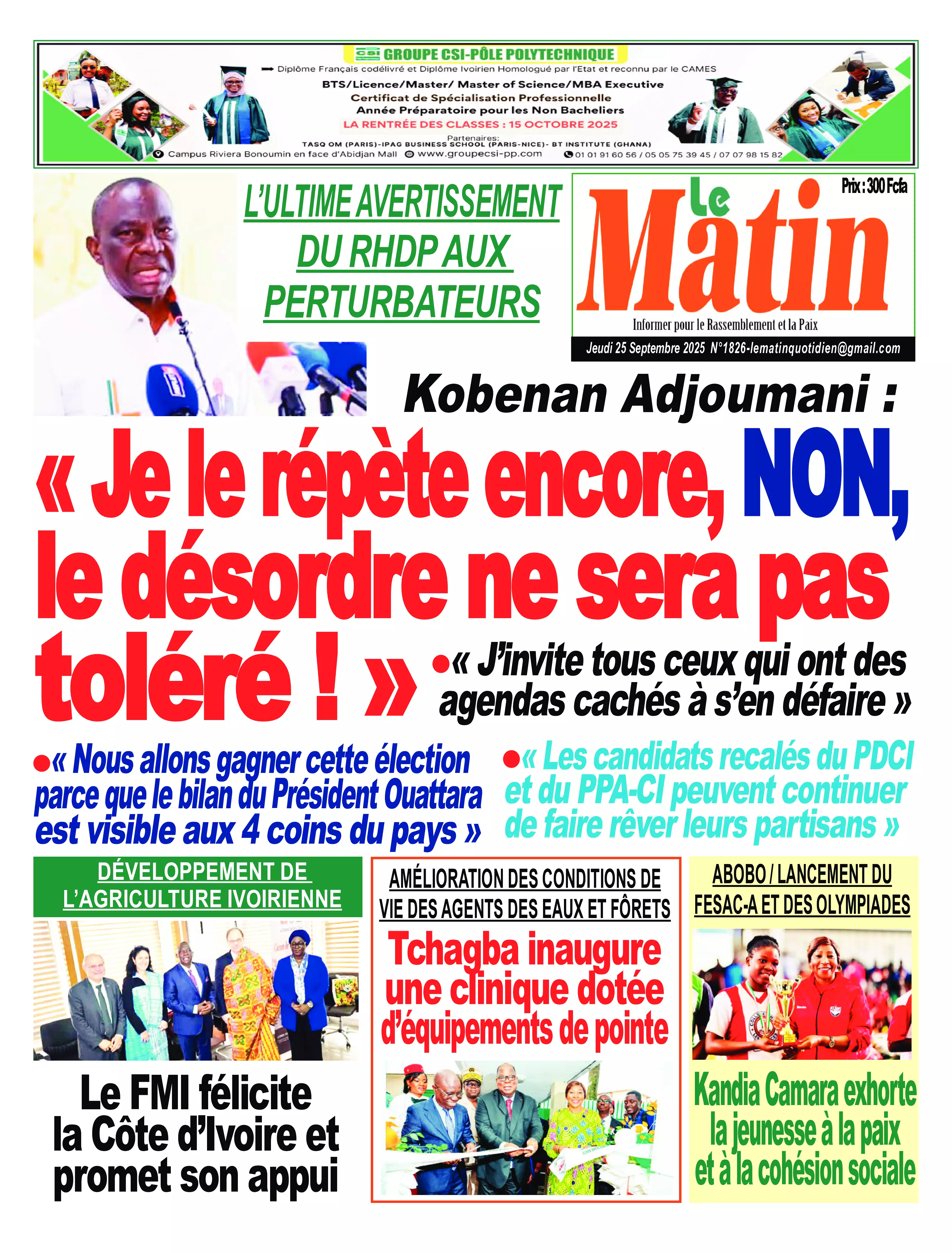 N° 1826 - 2025-09-25