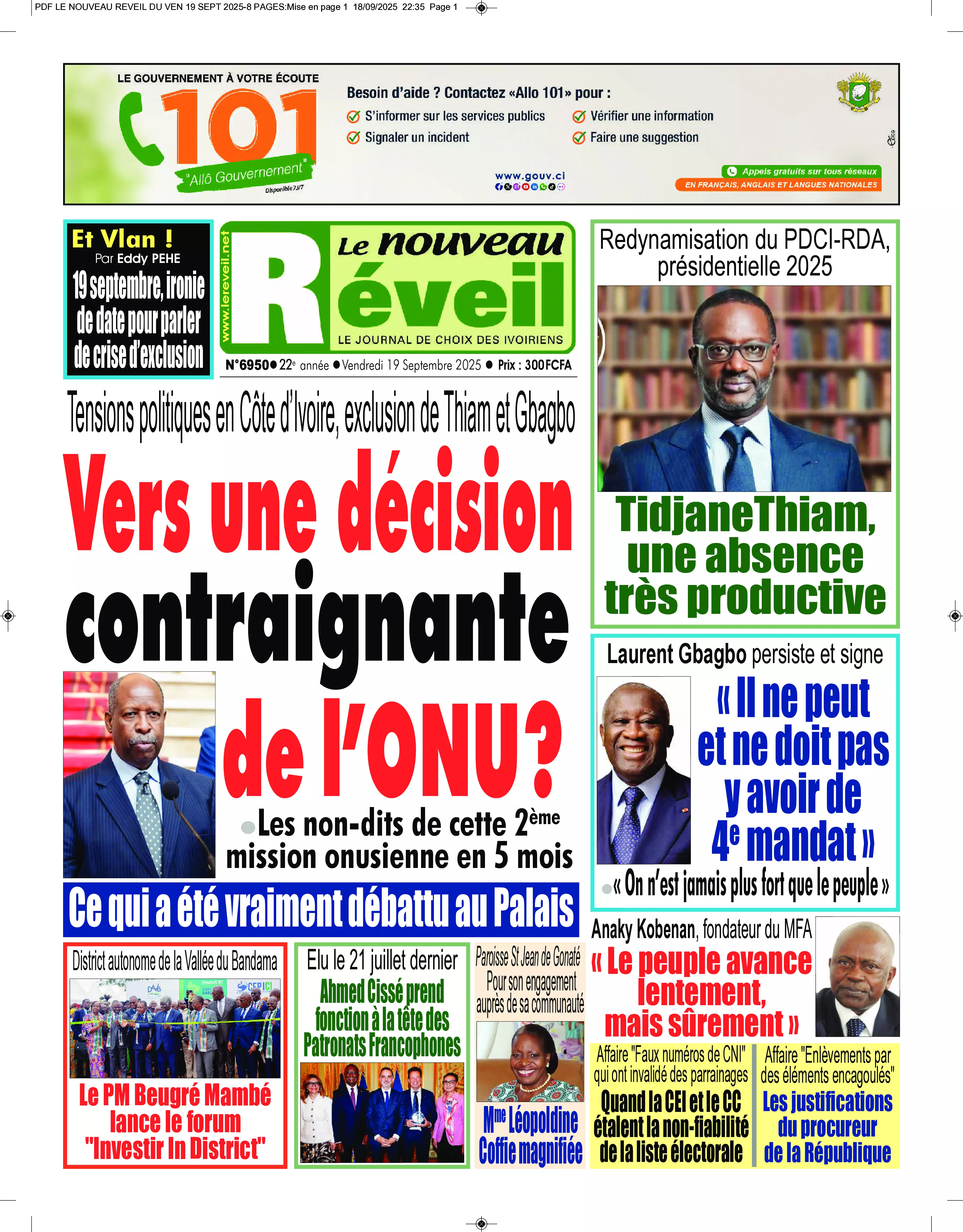 N° 6950 - 2025-09-19