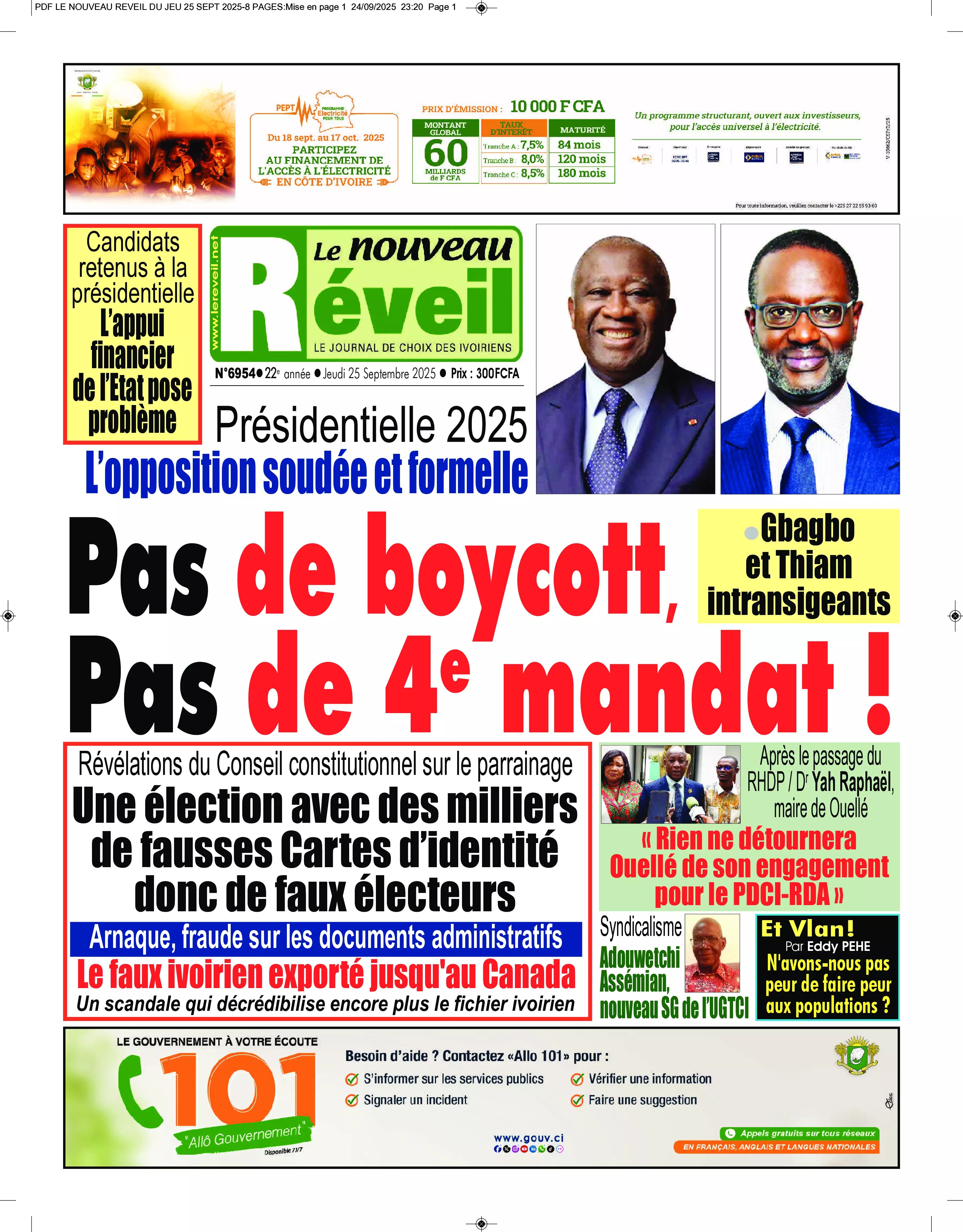 N° 6954 - 2025-09-25