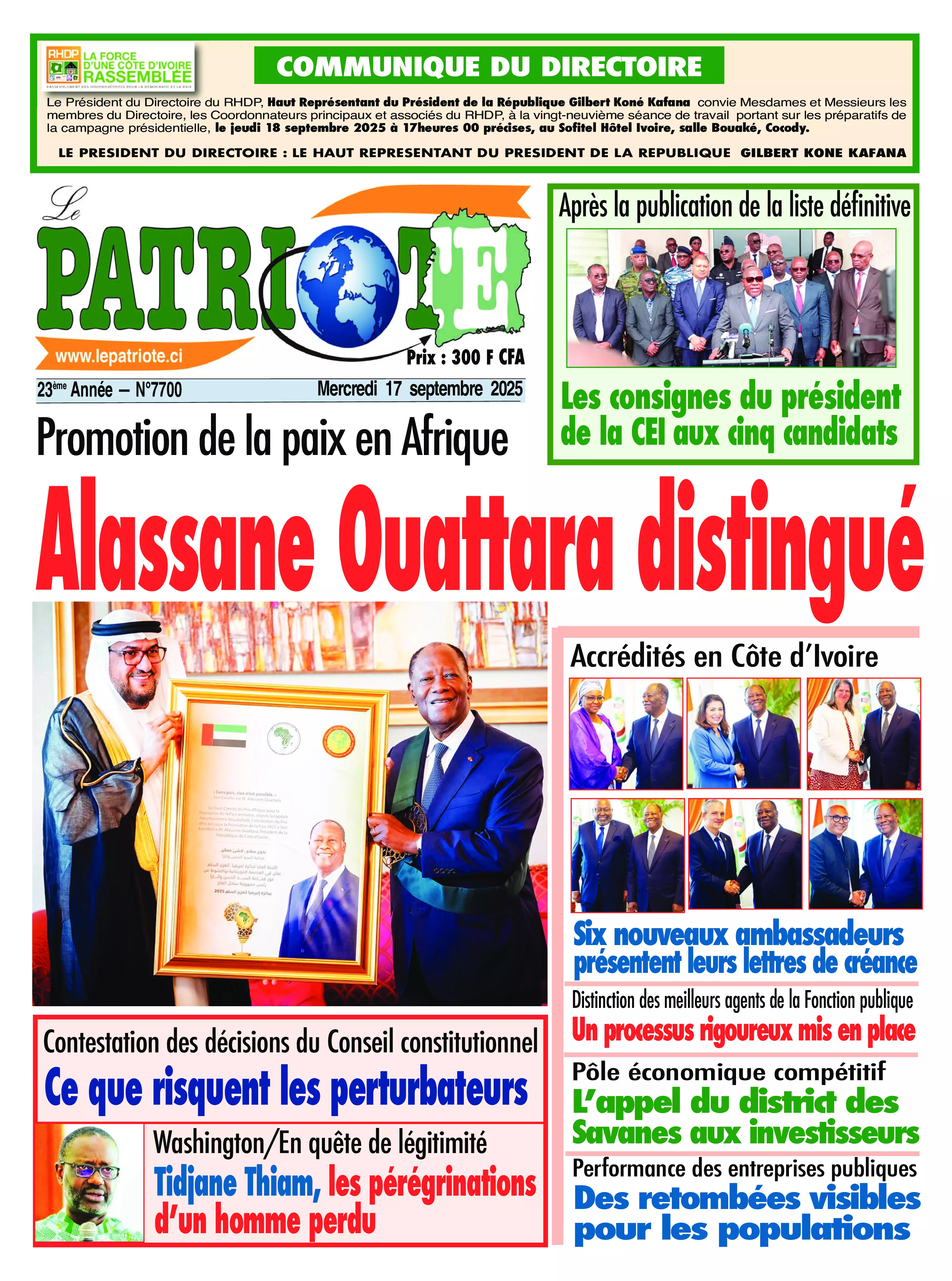 N° 7700 - 2025-09-17