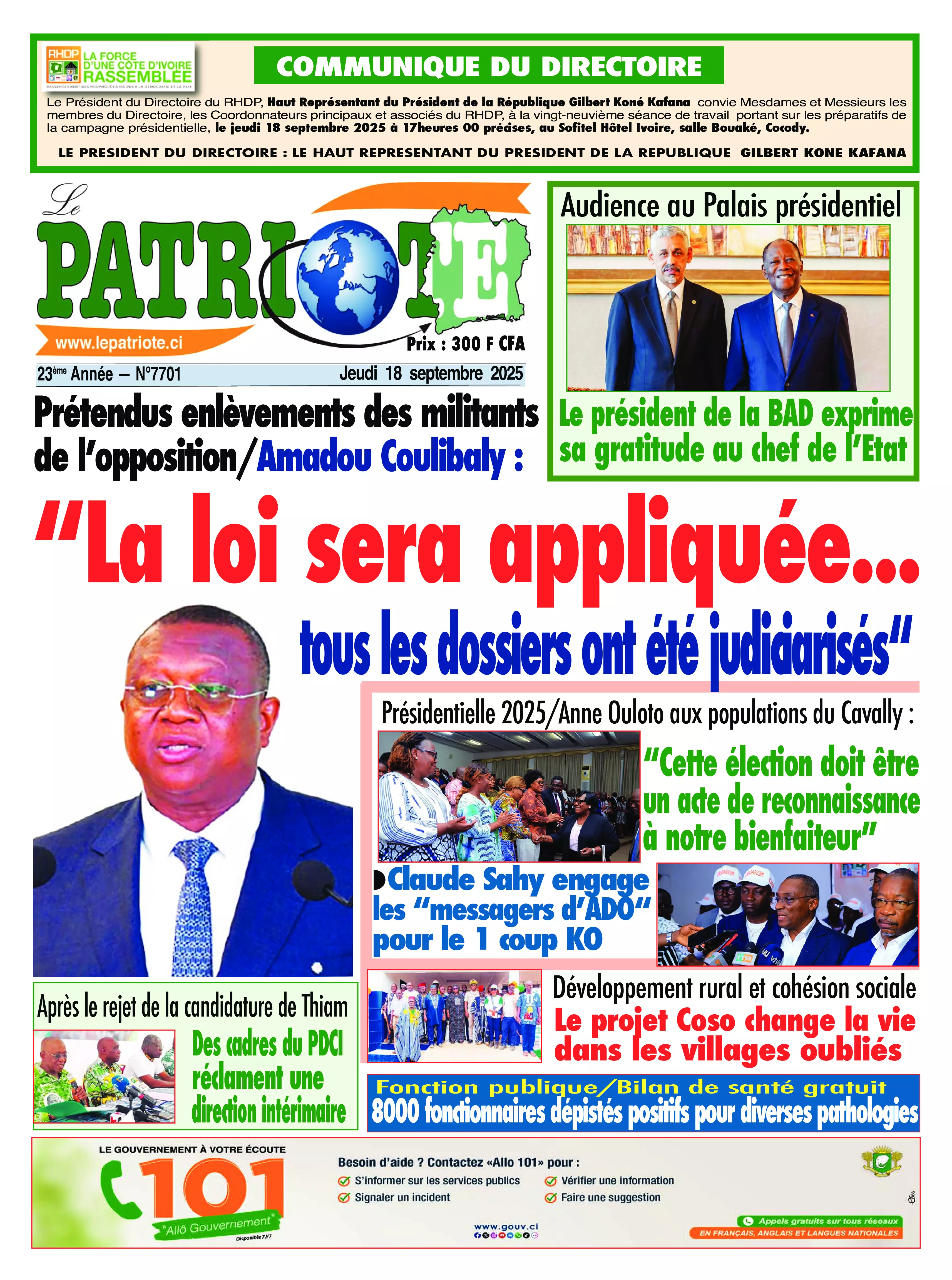 N° 7701 - 2025-09-18