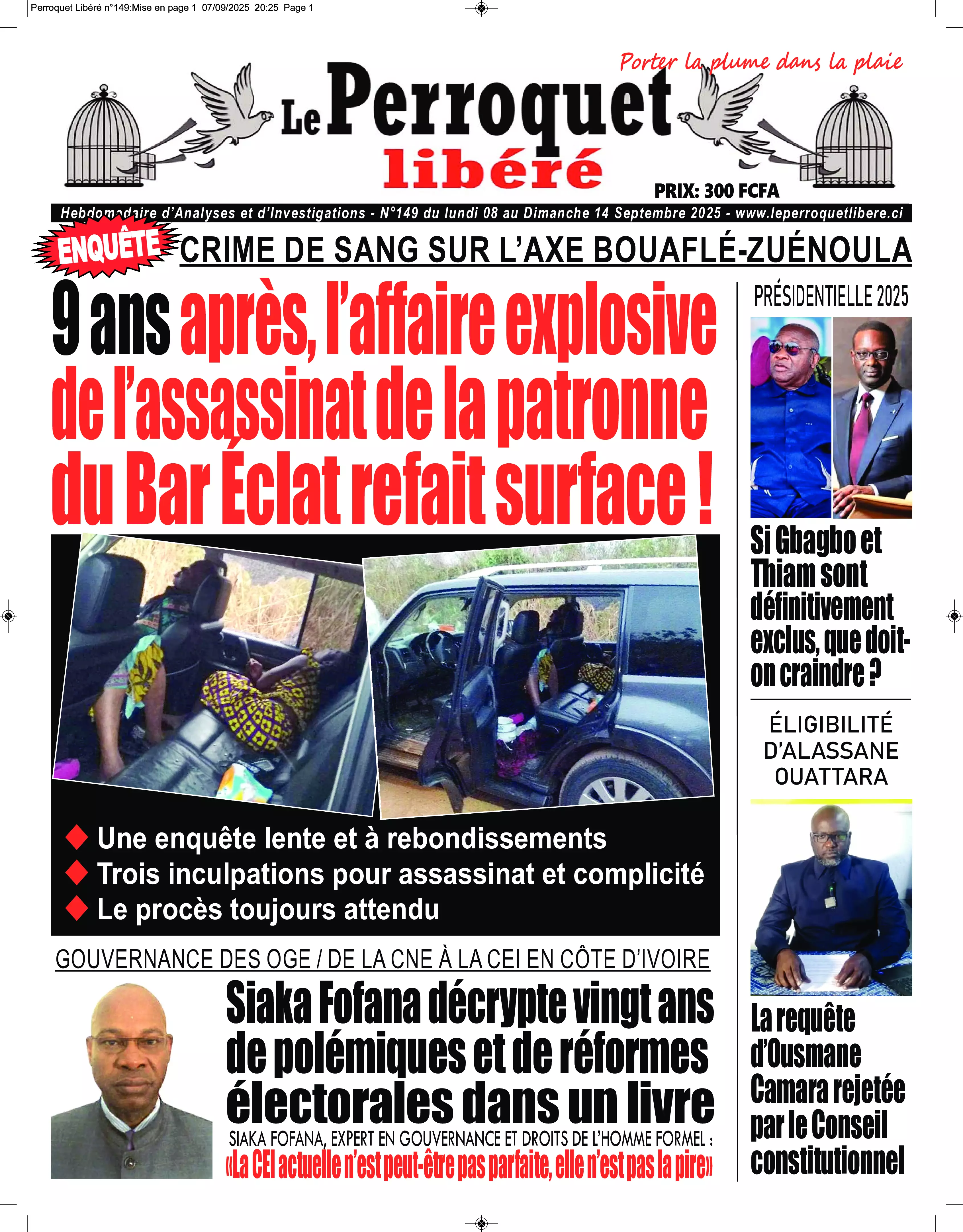 N° 149 - 2025-09-08