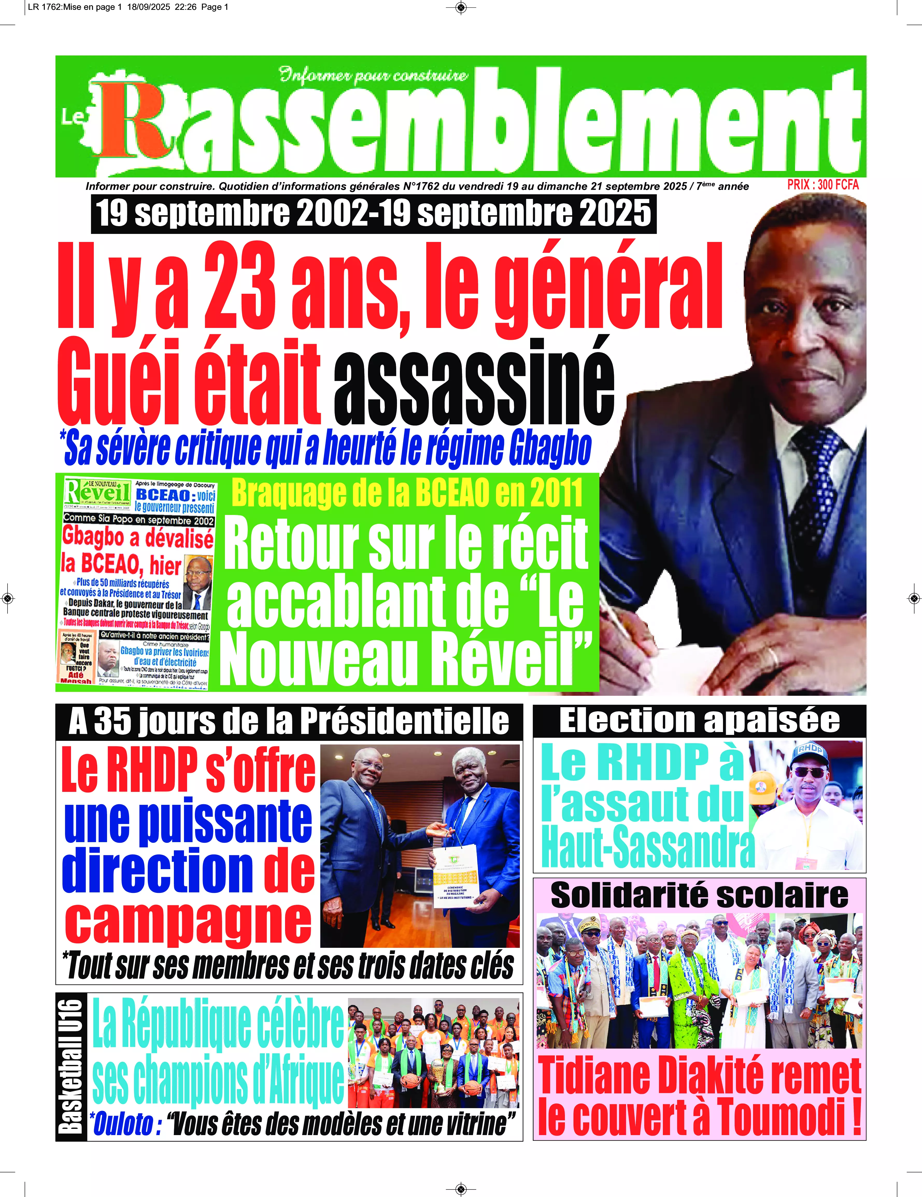 N° 1762 - 2025-09-19