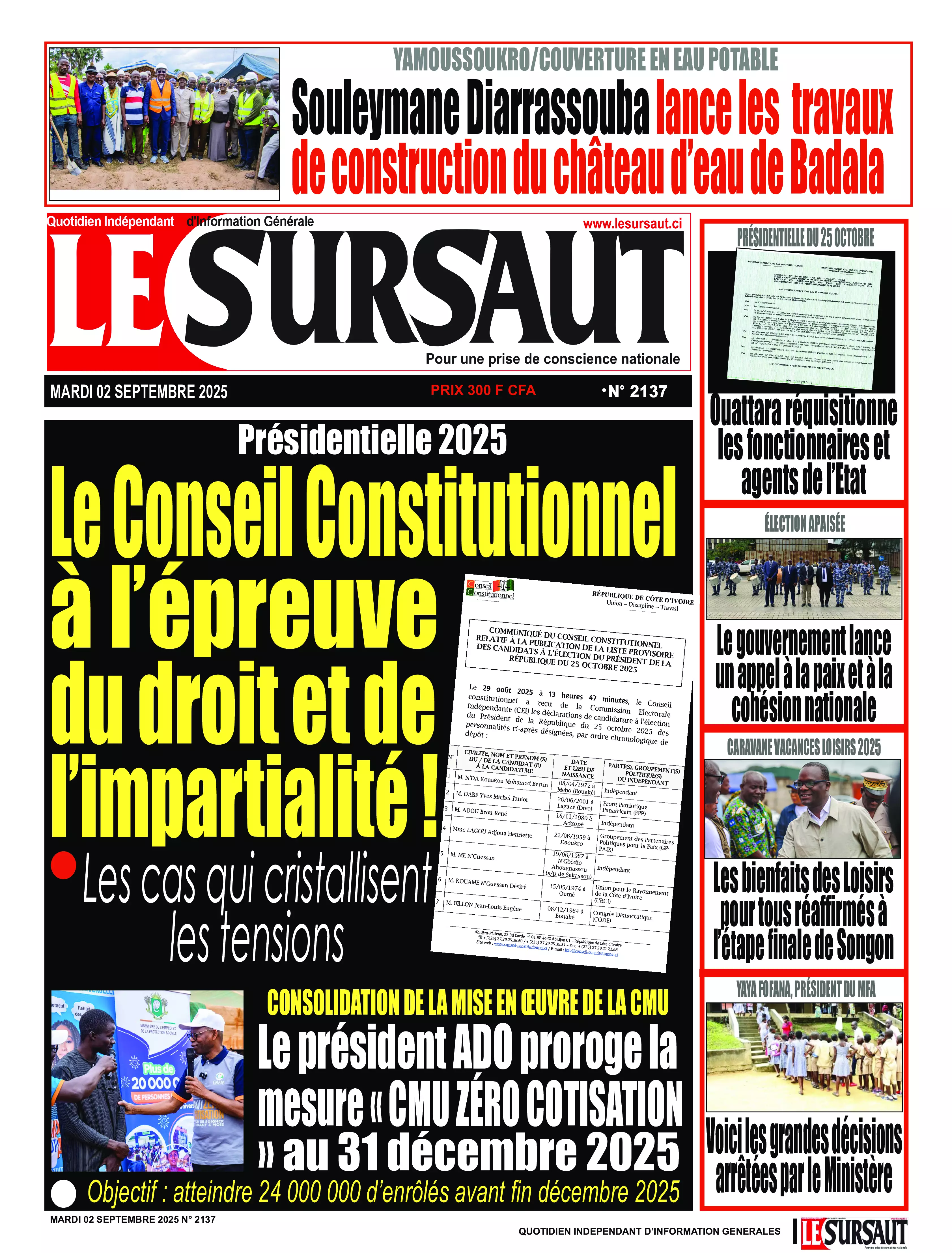 N° 2137 - 2025-09-02
