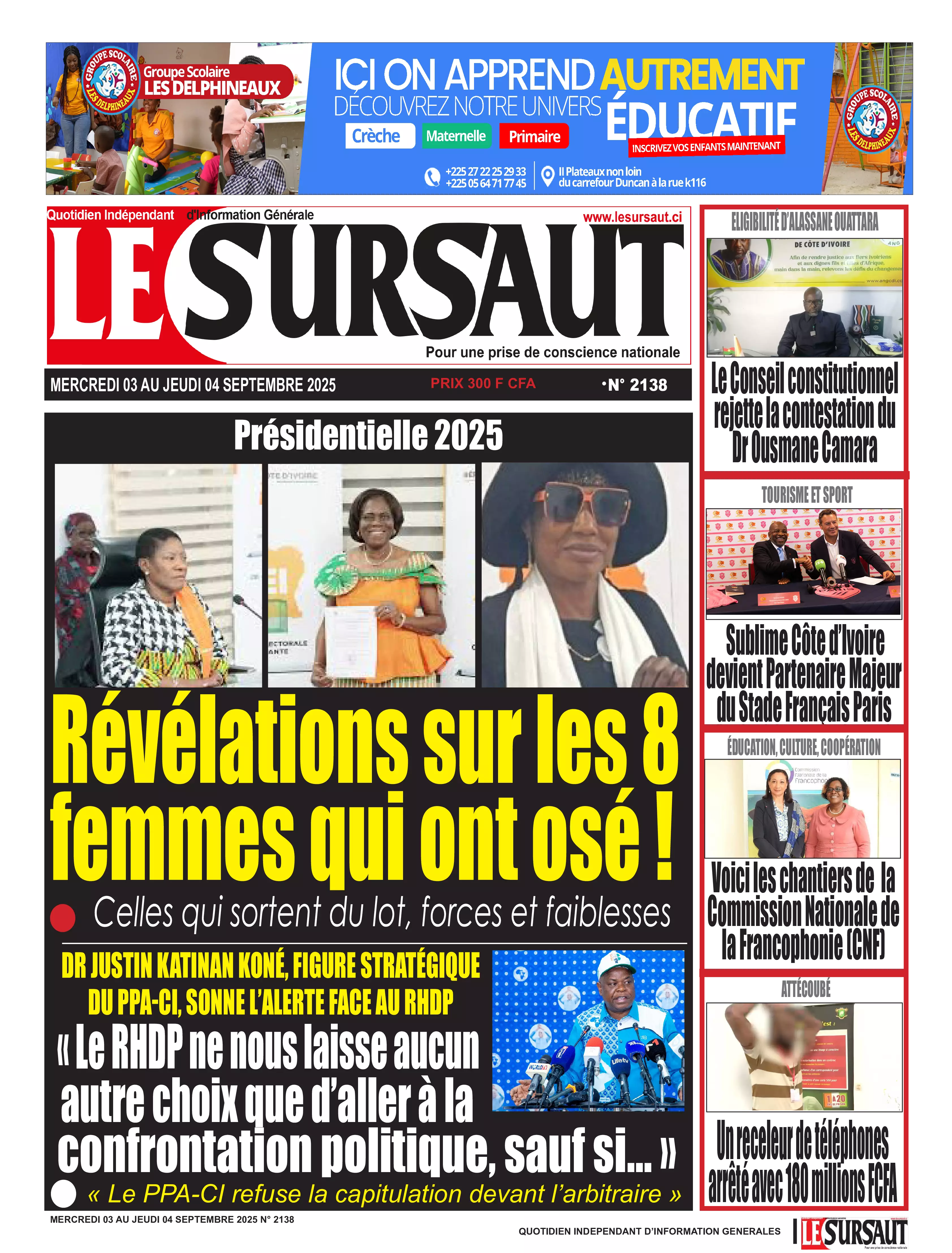 N° 2138 - 2025-09-03