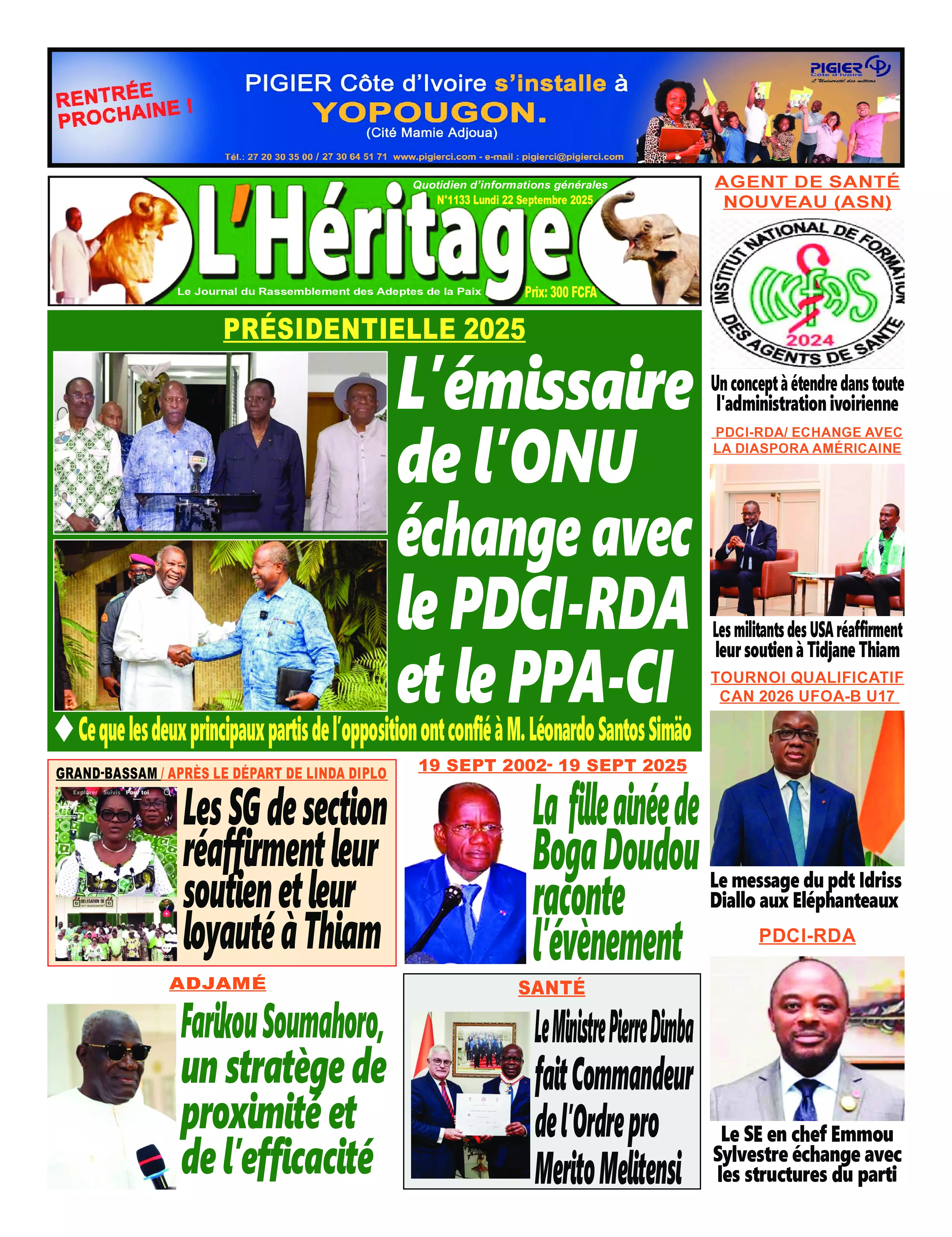 N° 1133 - 2025-09-22