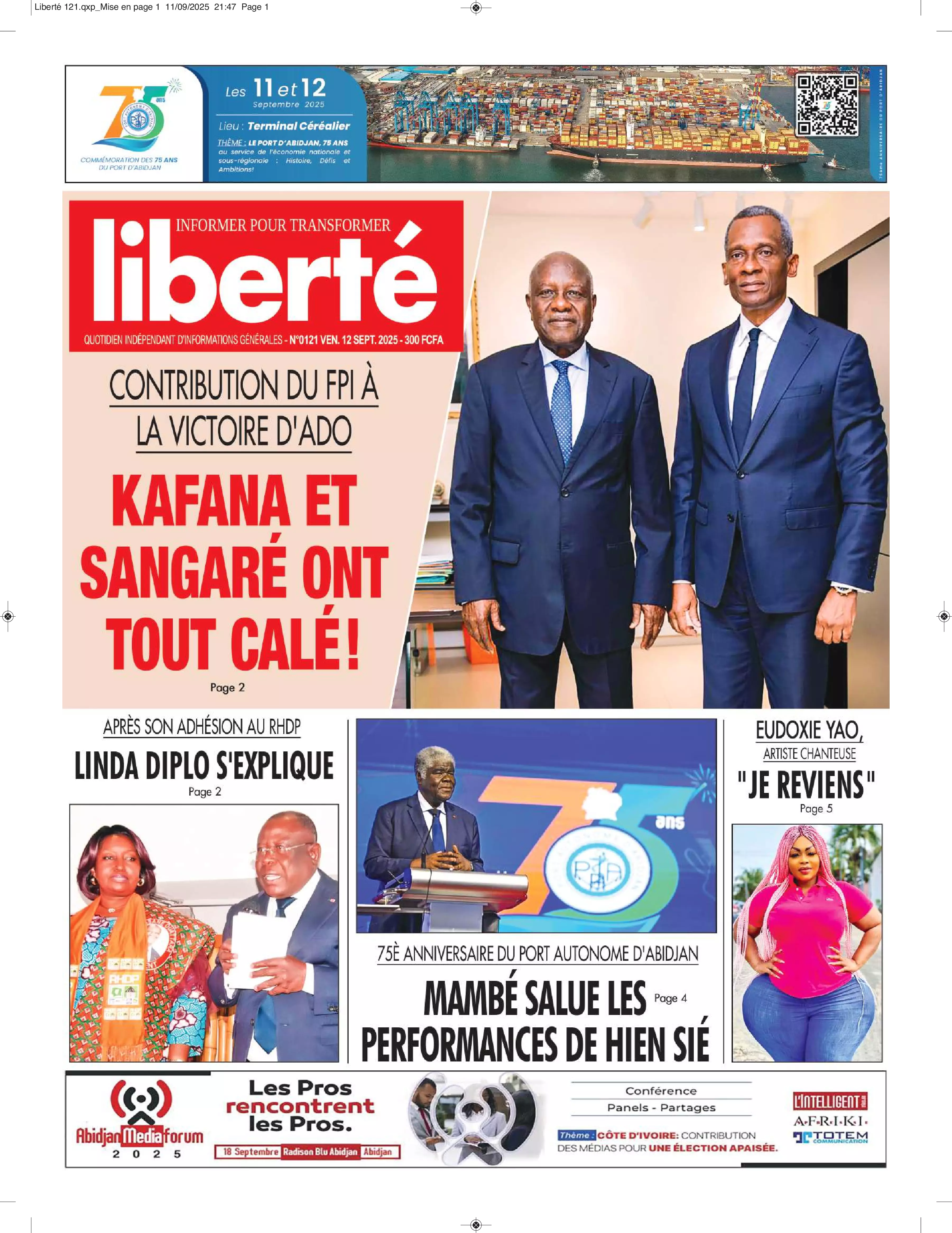 N° 121 - 2025-09-12