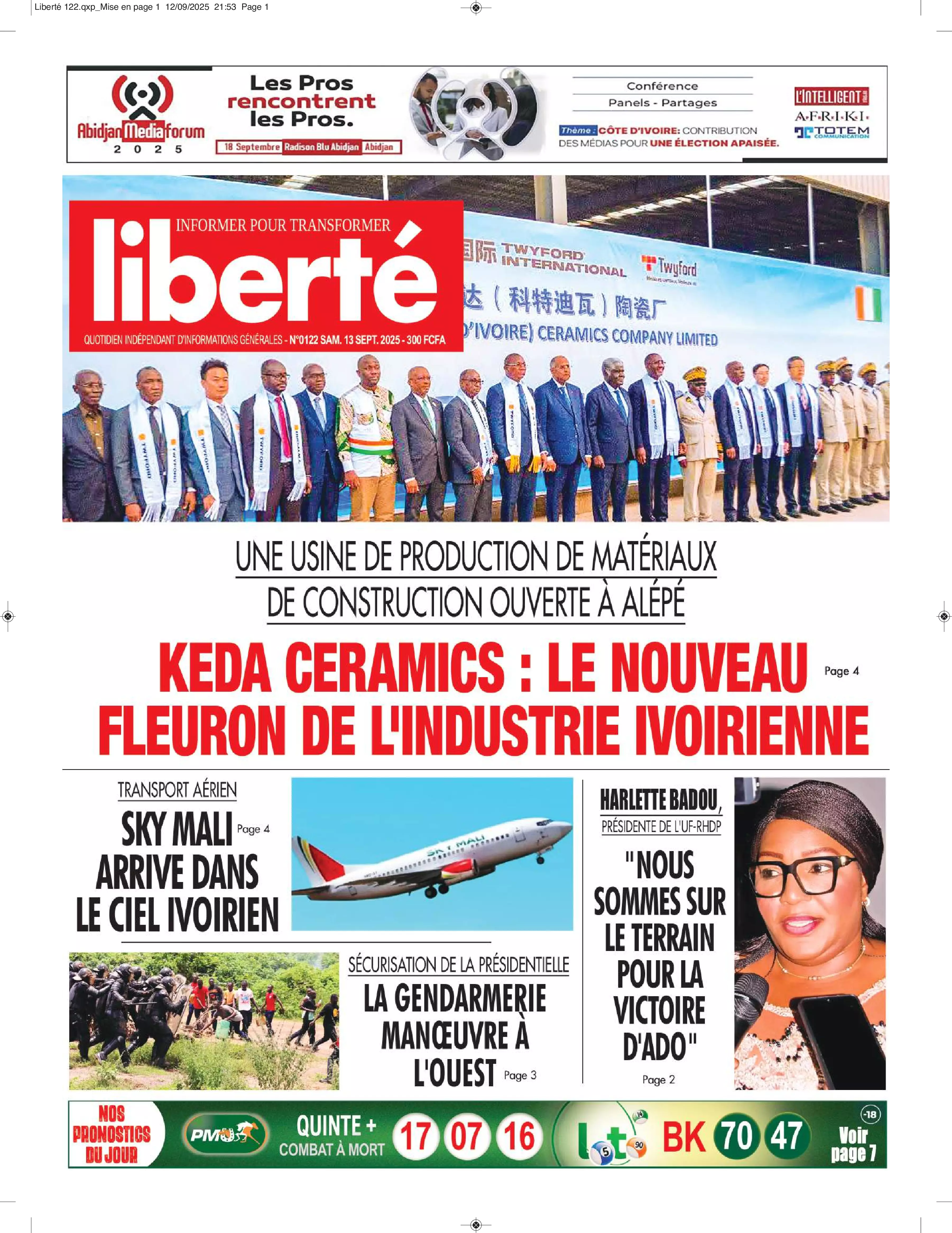 N° 122 - 2025-09-13