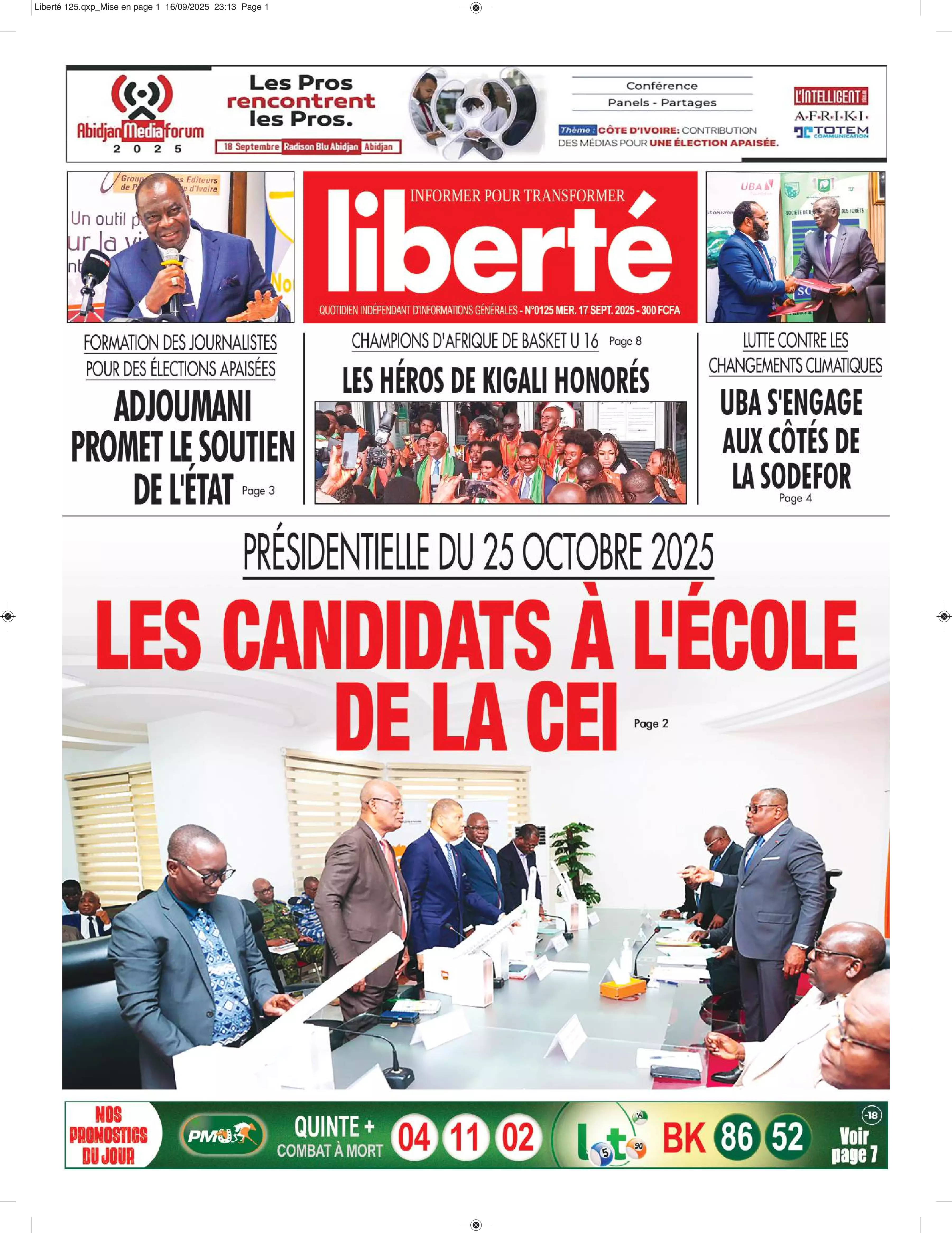 N° 125 - 2025-09-17