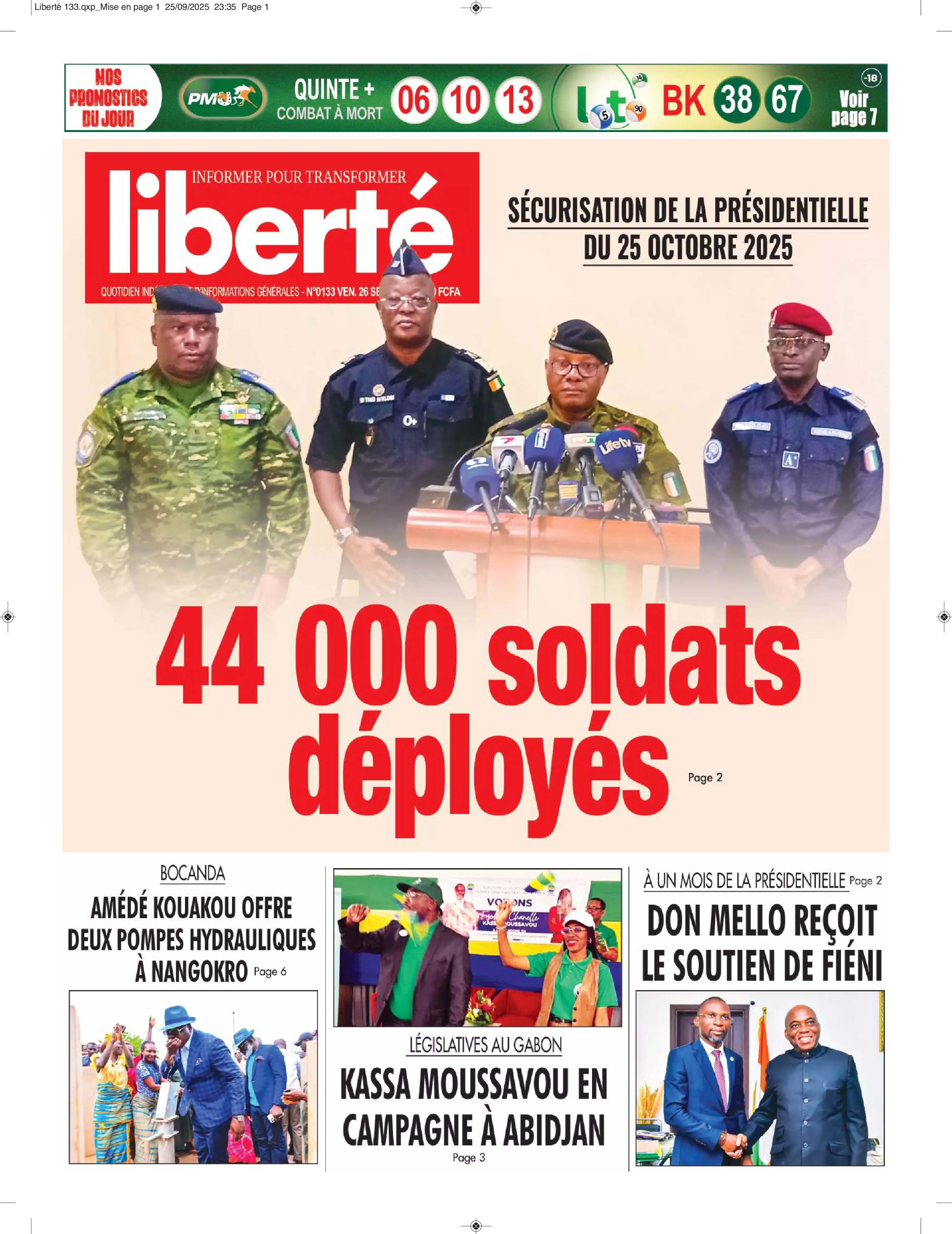 N° 133 - 2025-09-26