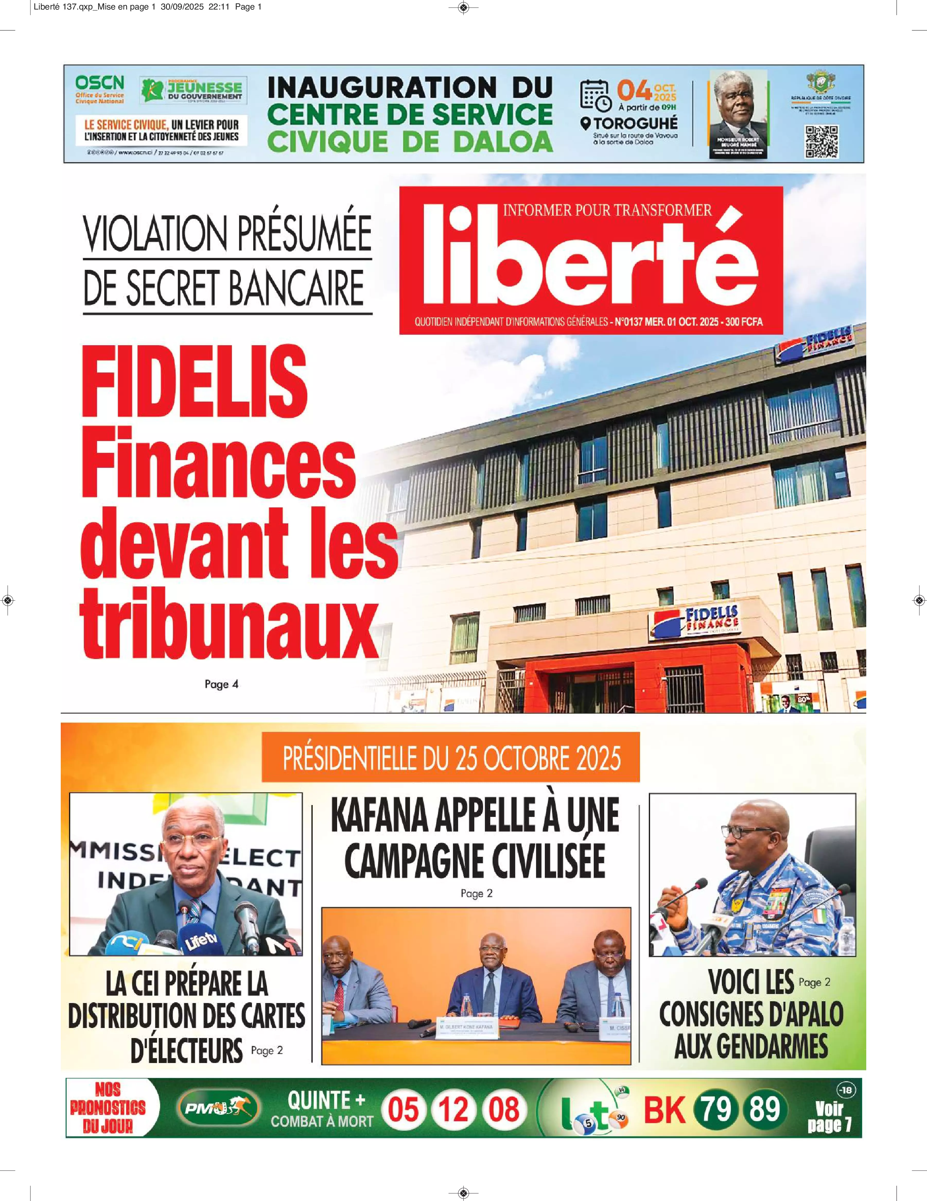 N° 137 - 2025-10-01