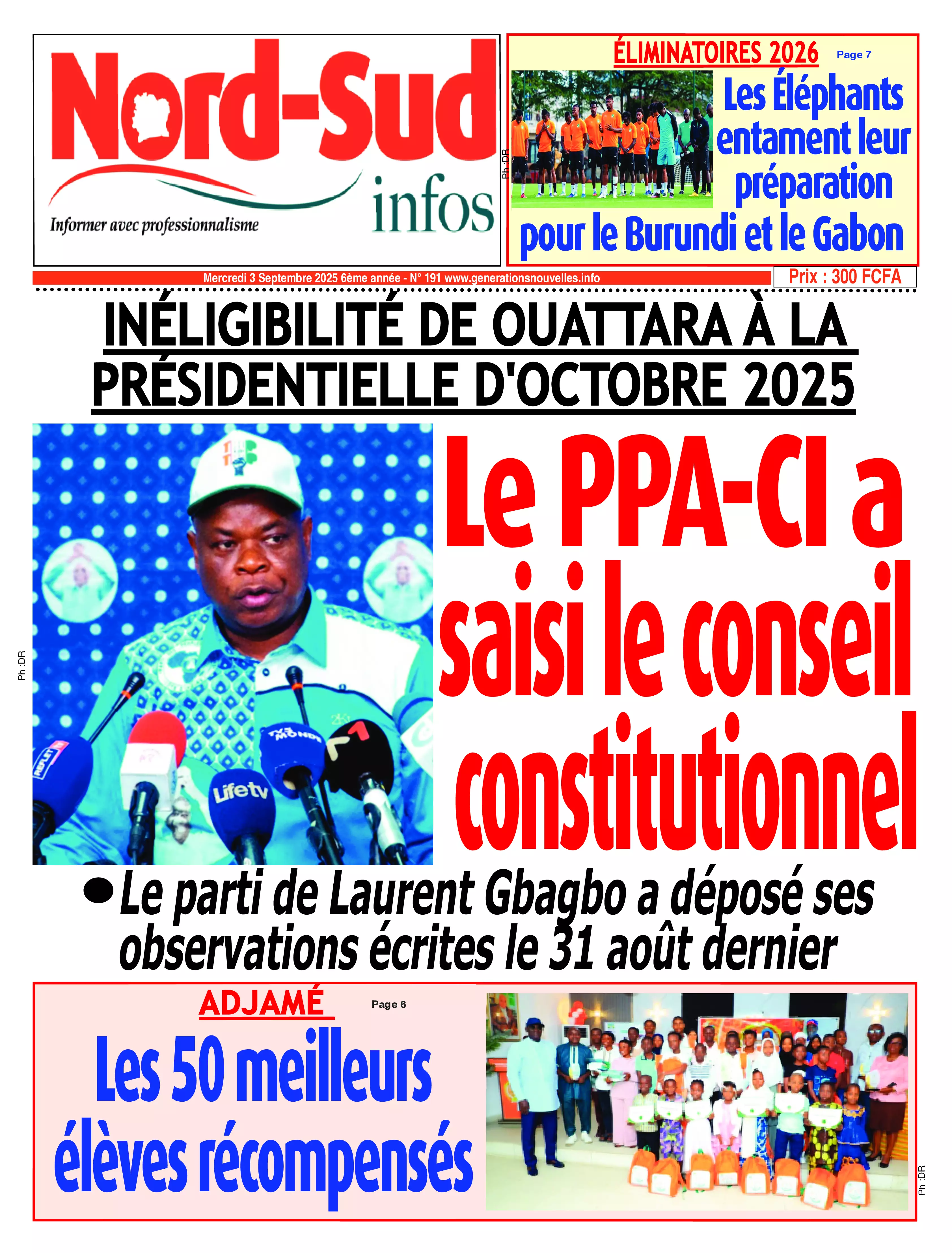 N° 191 - 2025-09-03