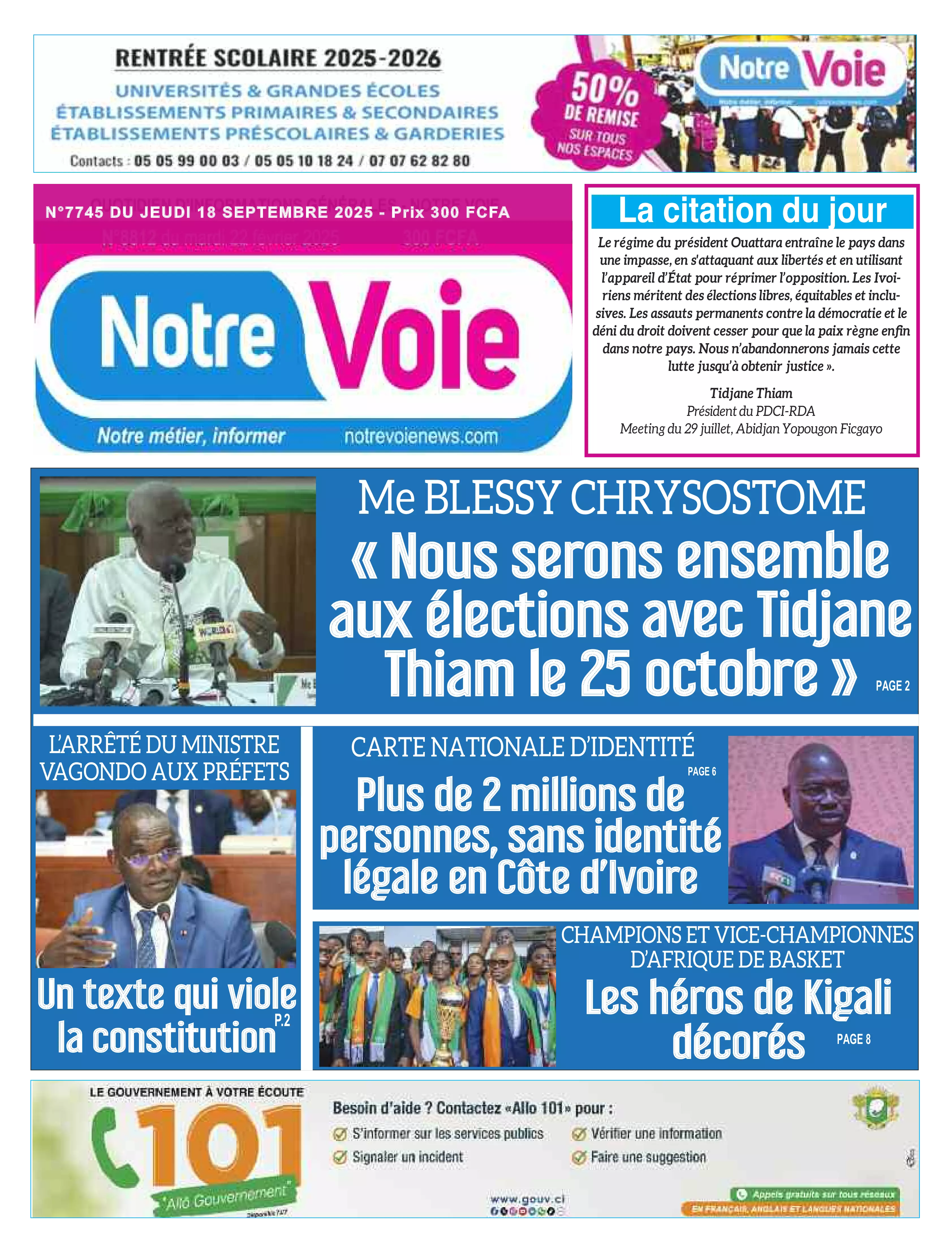 N° 7745 - 2025-09-18