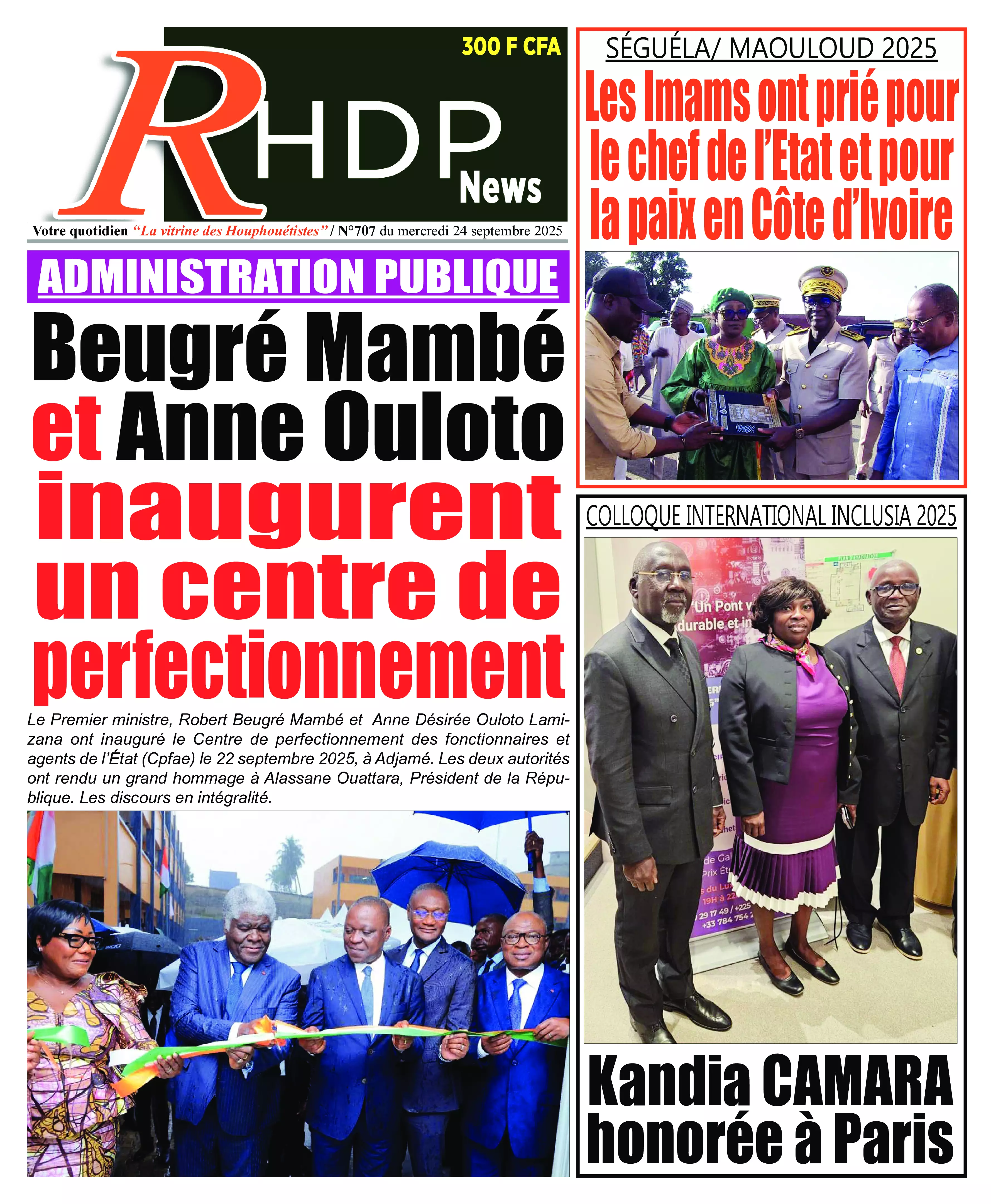 N° 707 - 2025-09-24