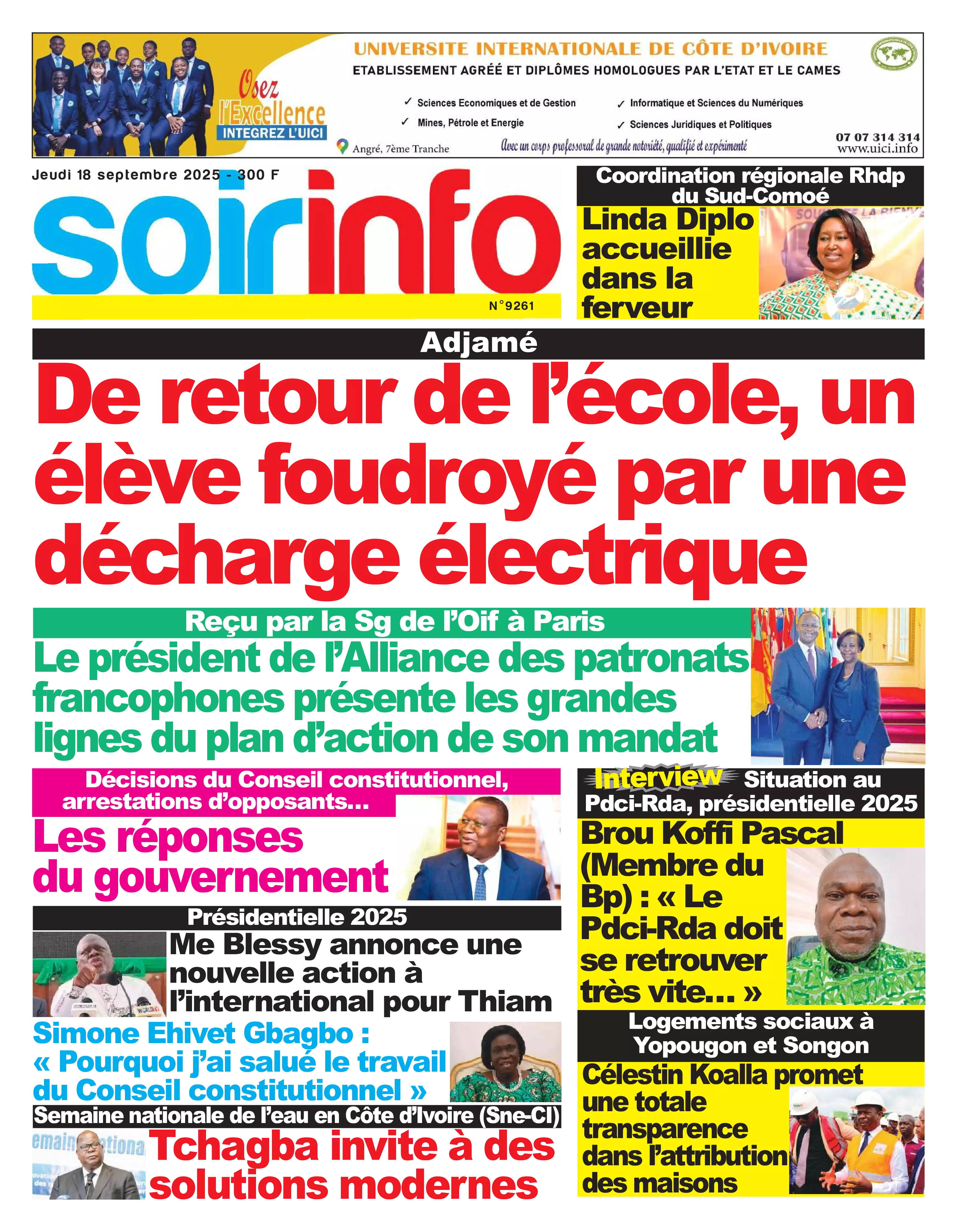 N° 9261 - 2025-09-18