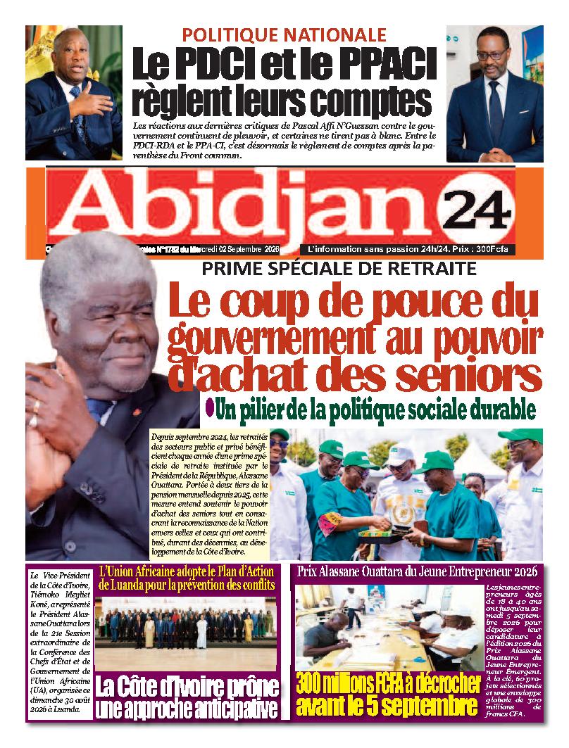 ABIDJAN 24 N° 1782