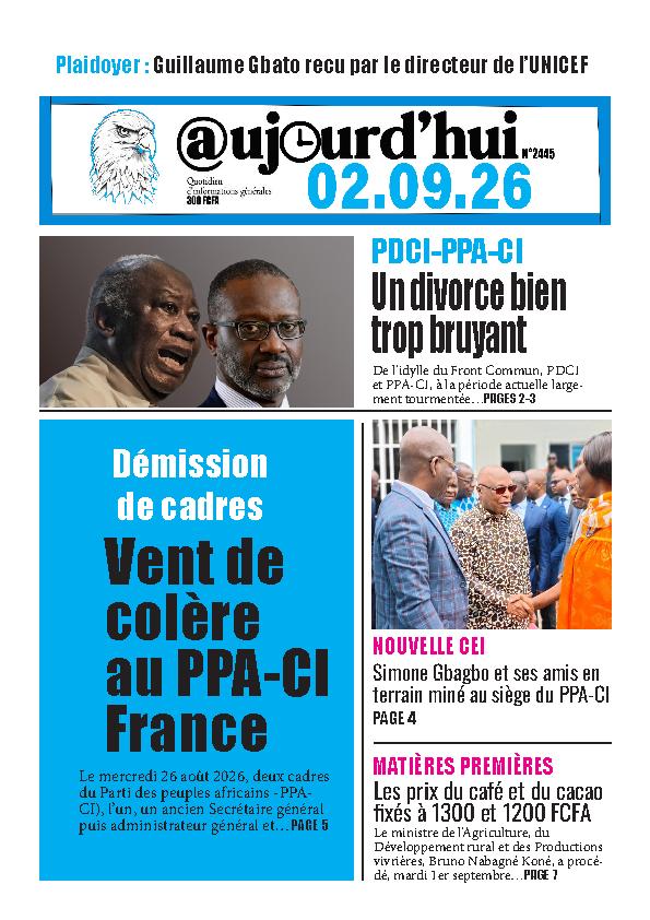 AUJOURD'HUI N° 2345