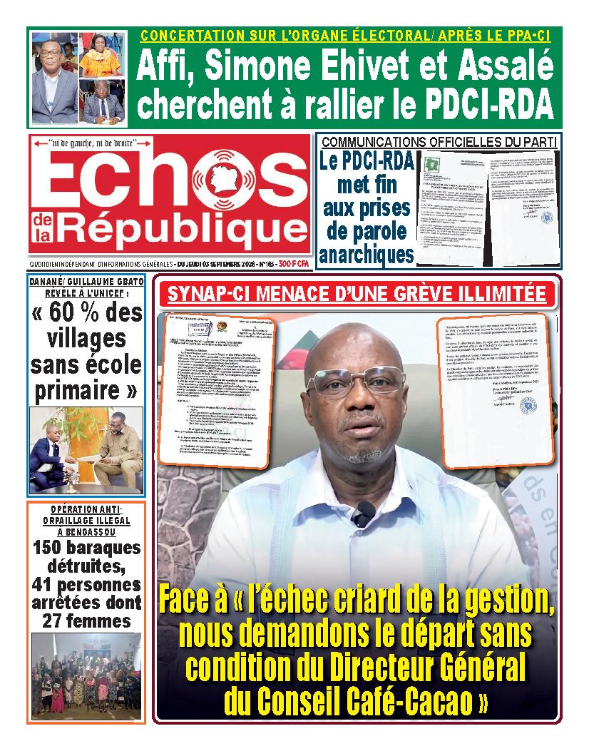 ÉCHOS DE LA RÉPUBLIQUE N° 165