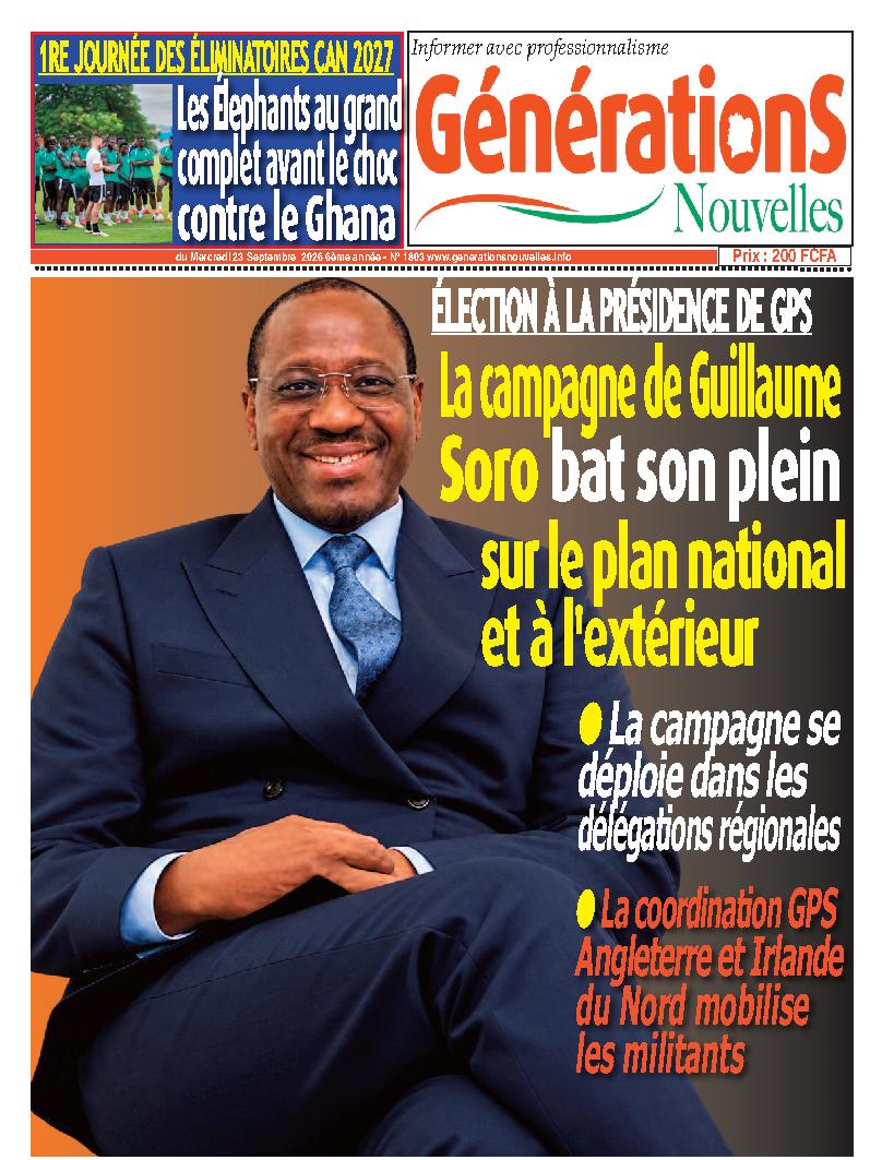 GENERATIONS NOUVELLES N° 1803
