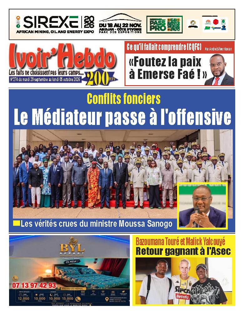 IVOIR HEBDO N° 274