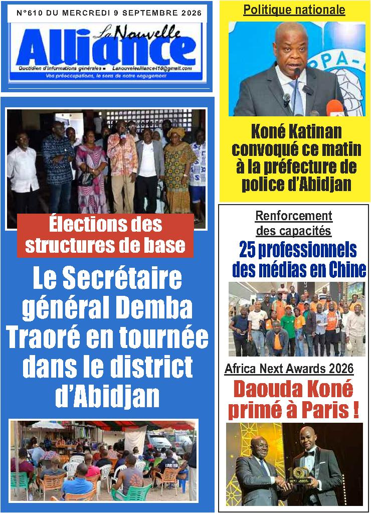 LA NOUVELLE ALLIANCE N° 610