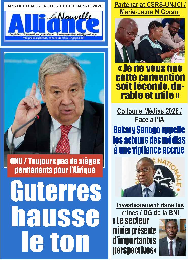 LA NOUVELLE ALLIANCE N° 618