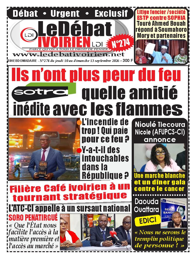 LE DEBAT IVOIRIEN N° 274