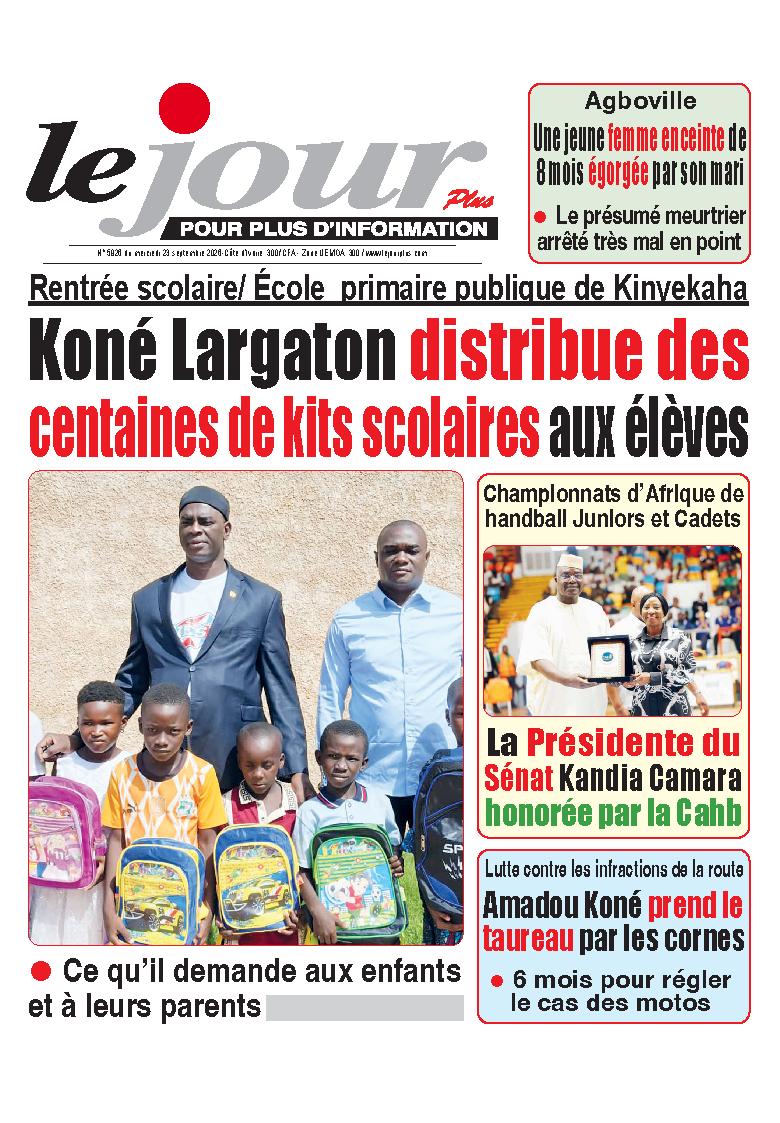 LE JOUR PLUS N° 5926