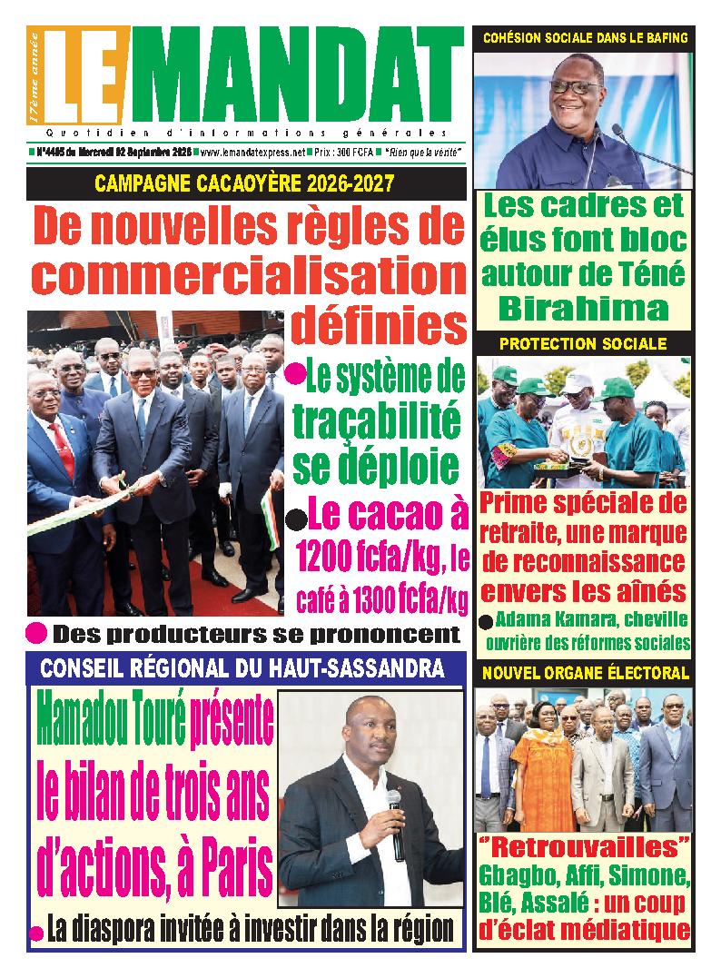 LE MANDAT N° 4406