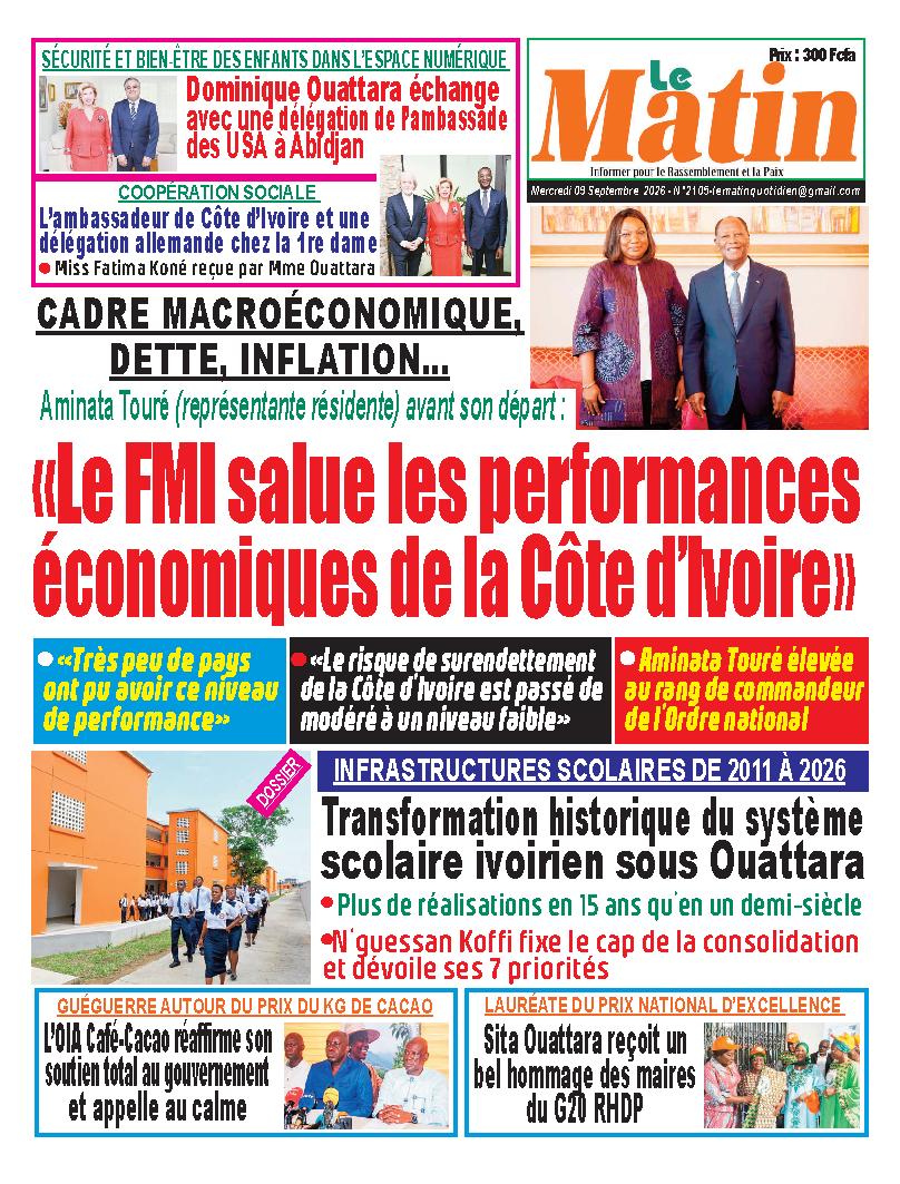 LE MATIN N° 2105