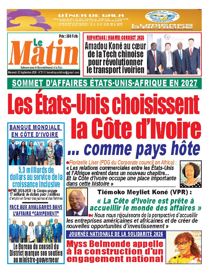 LE MATIN N° 2117