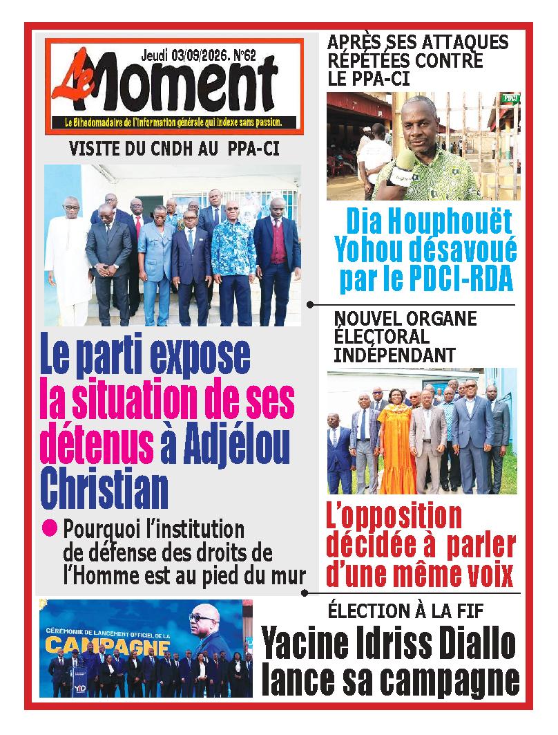 LE MOMENT N° 62