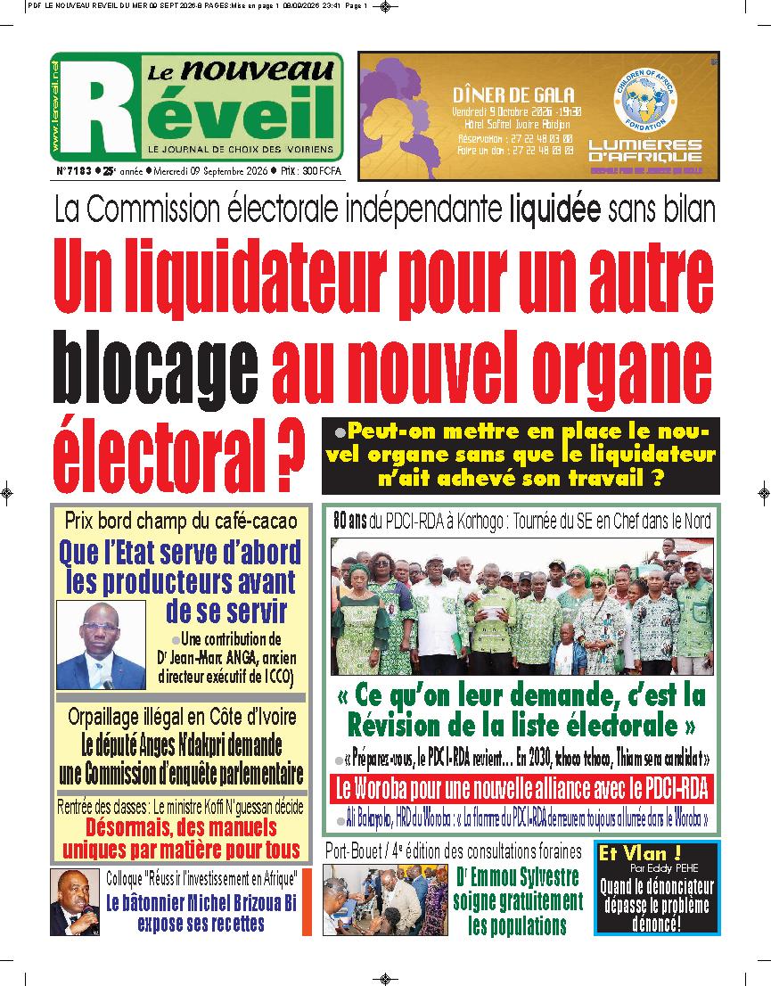 LE NOUVEAU REVEIL N° 7183