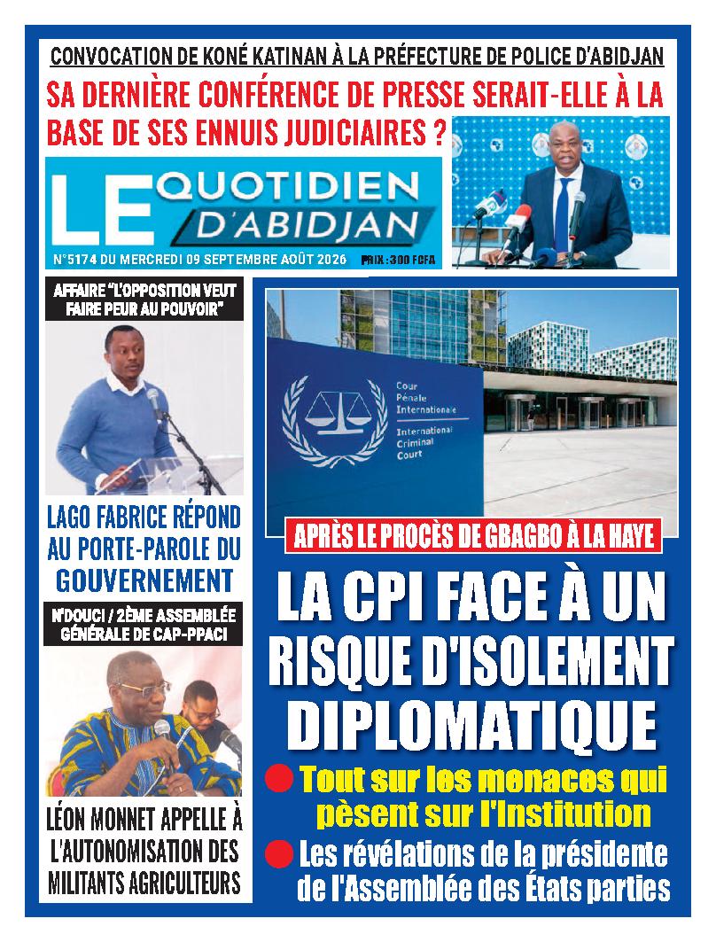 LE QUOTIDIEN DABIDJAN N° 5174