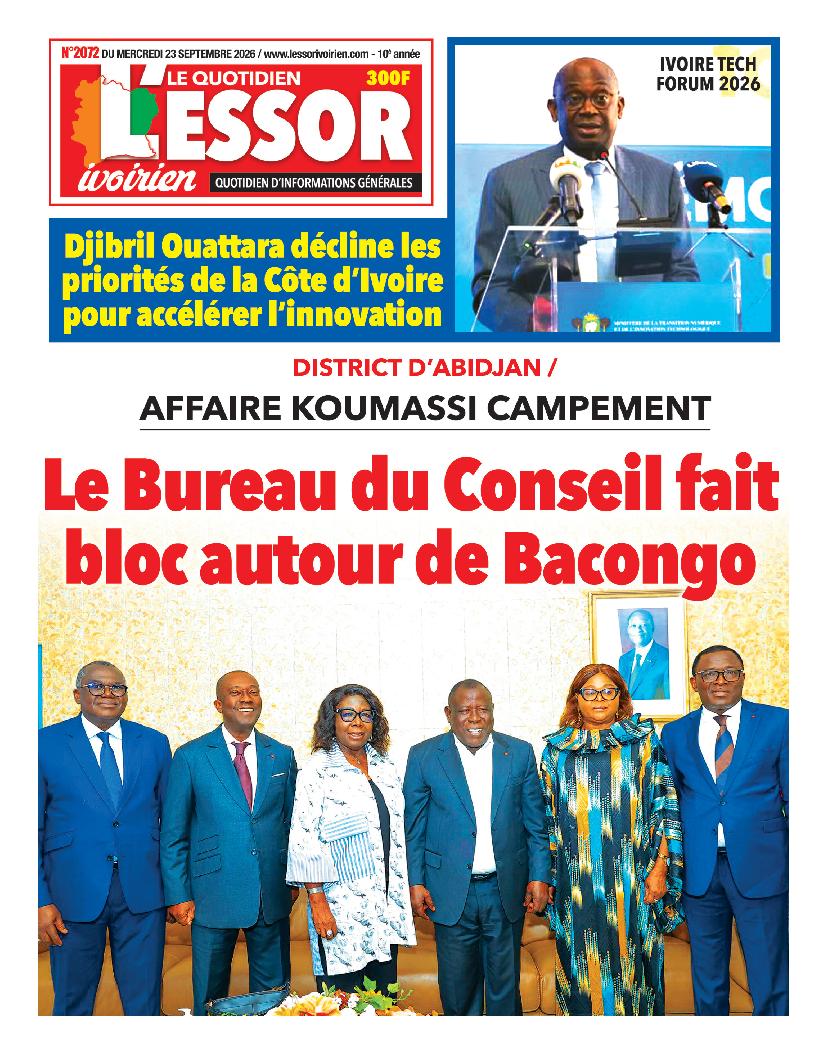 L'ESSOR IVOIRIEN N° 2072