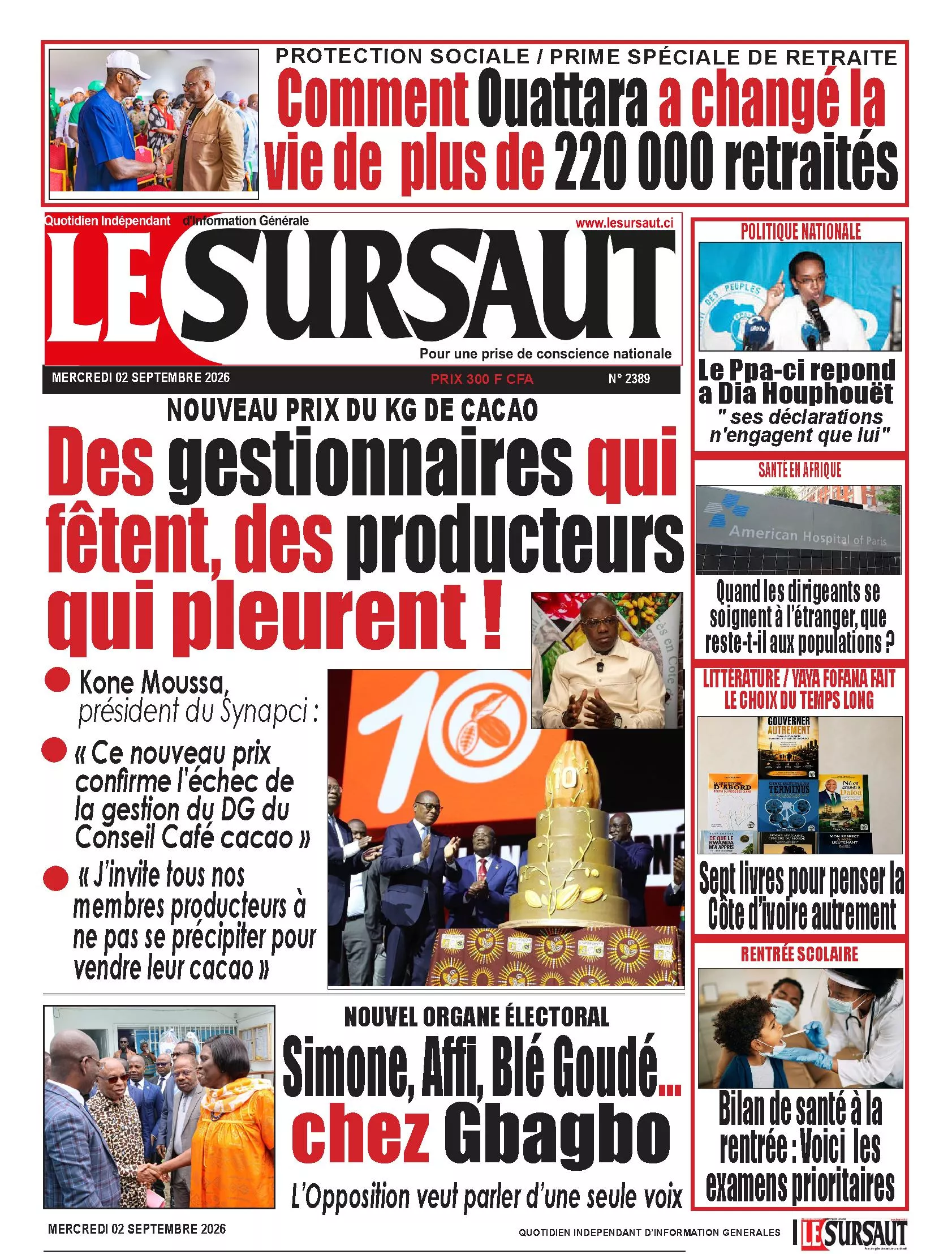 LE SURSAUT N° 2389