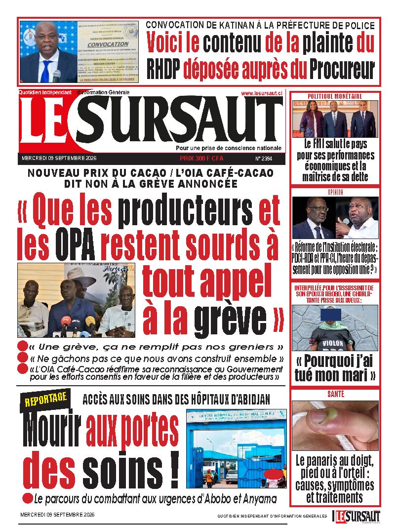 LE SURSAUT N° 2394