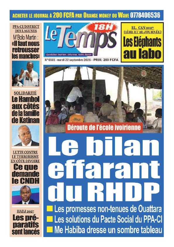 LE TEMPS N° 6501