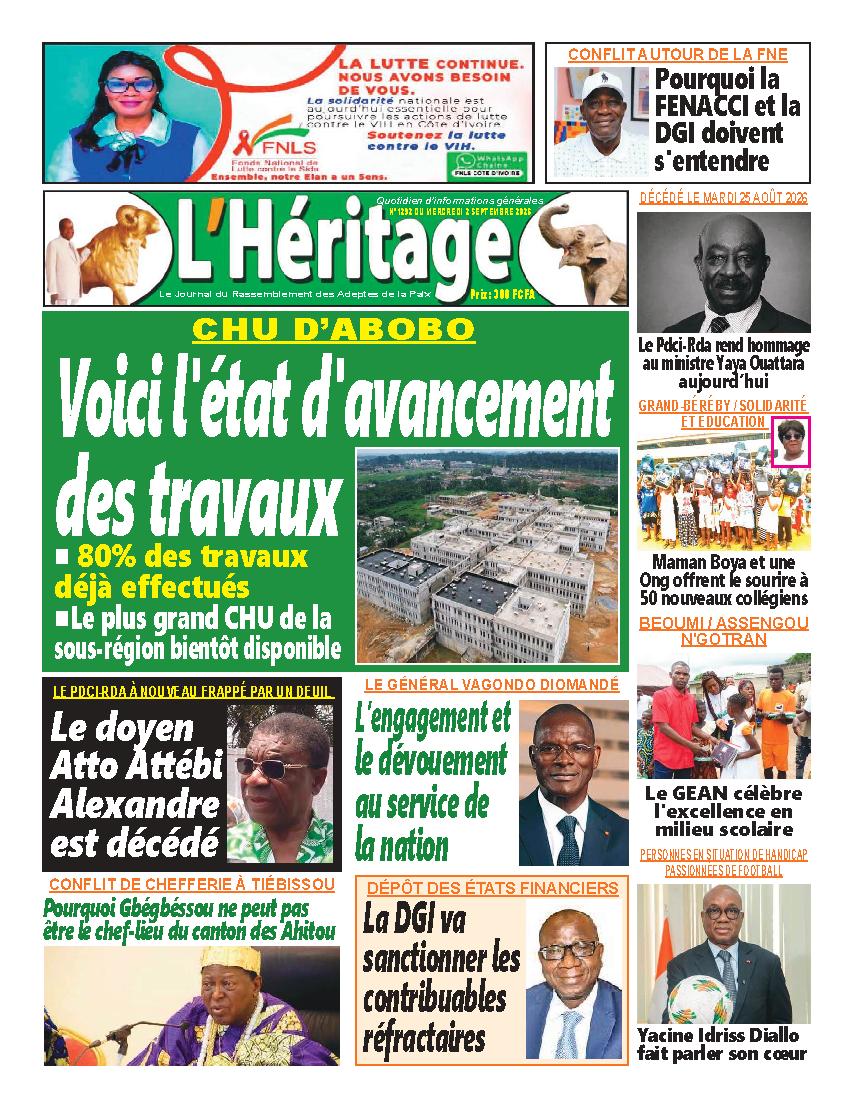 L'HERITAGE N° 1292