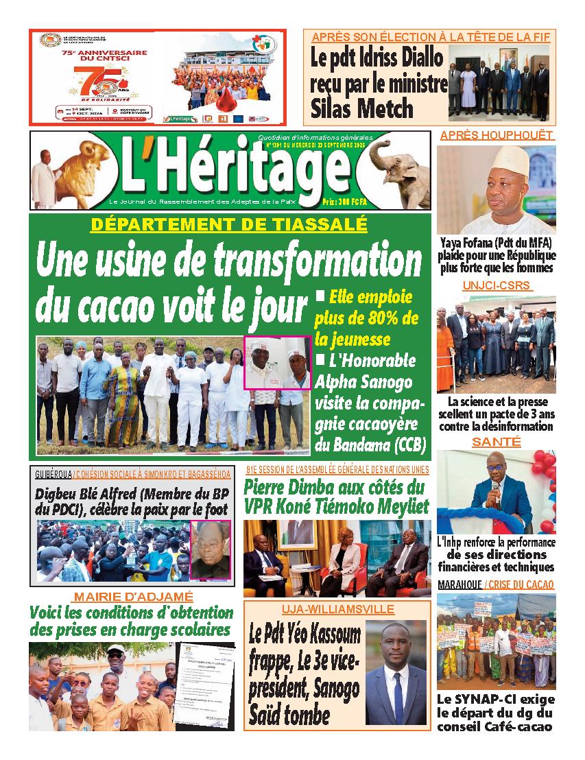 L'HERITAGE N° 1301